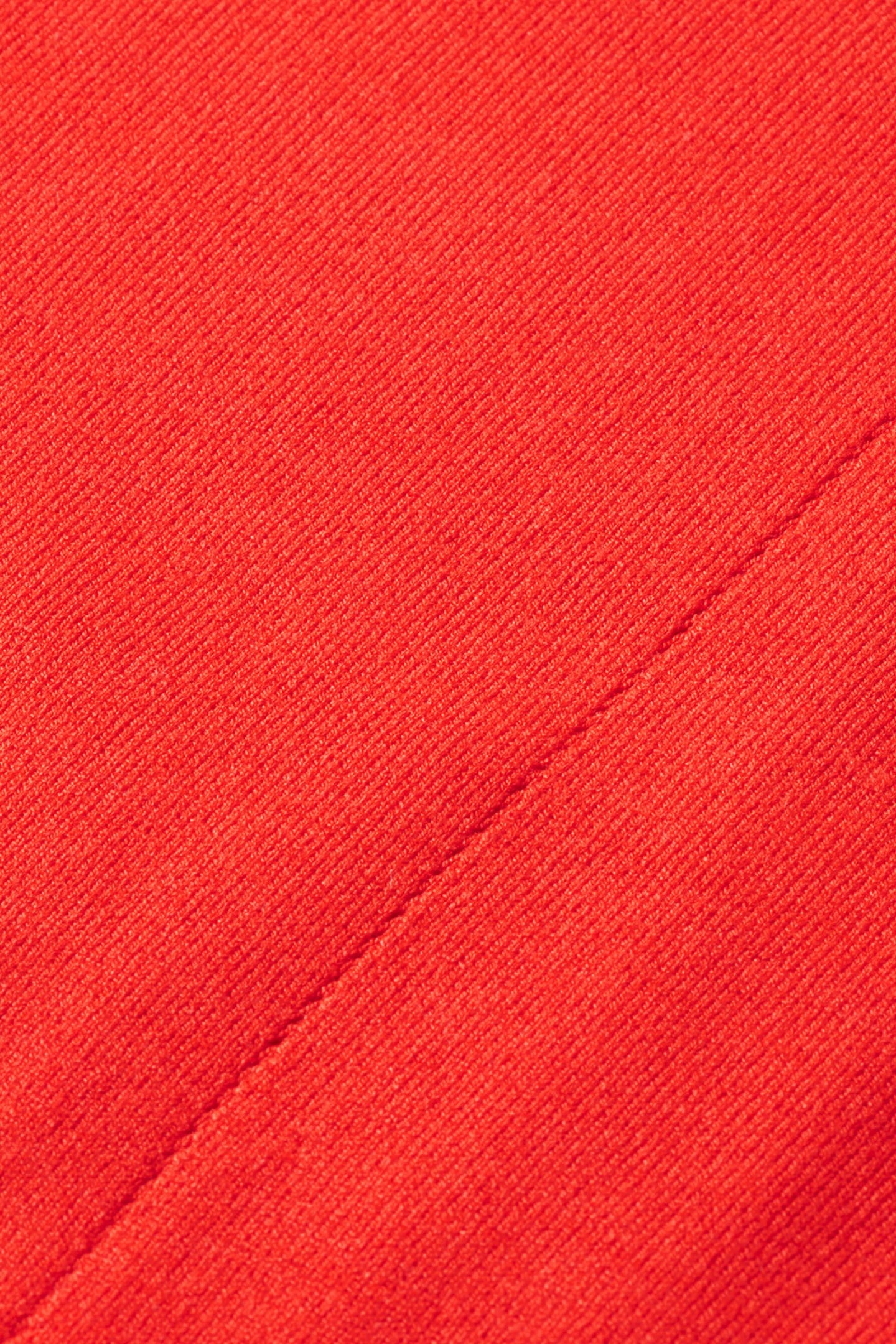 V-NECK RELAXED PULLOVER FLAME RED 3