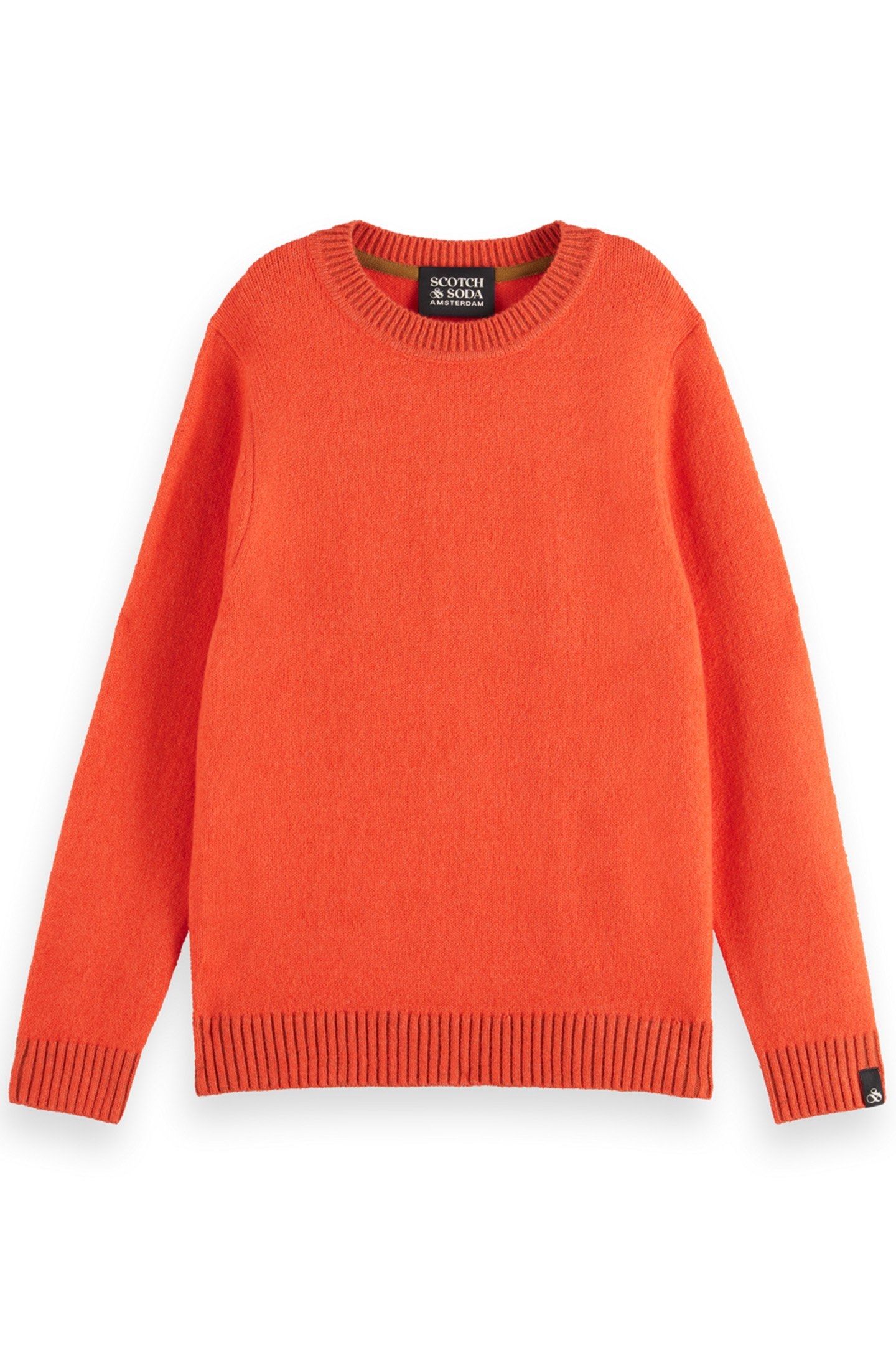 BOY SOFT KNIT PULLOVER STORY TELLING ORANGE 1