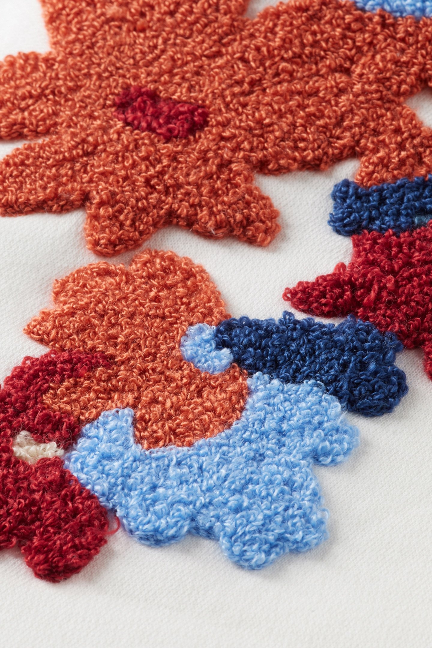 GIRL RELAXED-FIT EMBROIDERED CREWNECK OFF WHITE 3