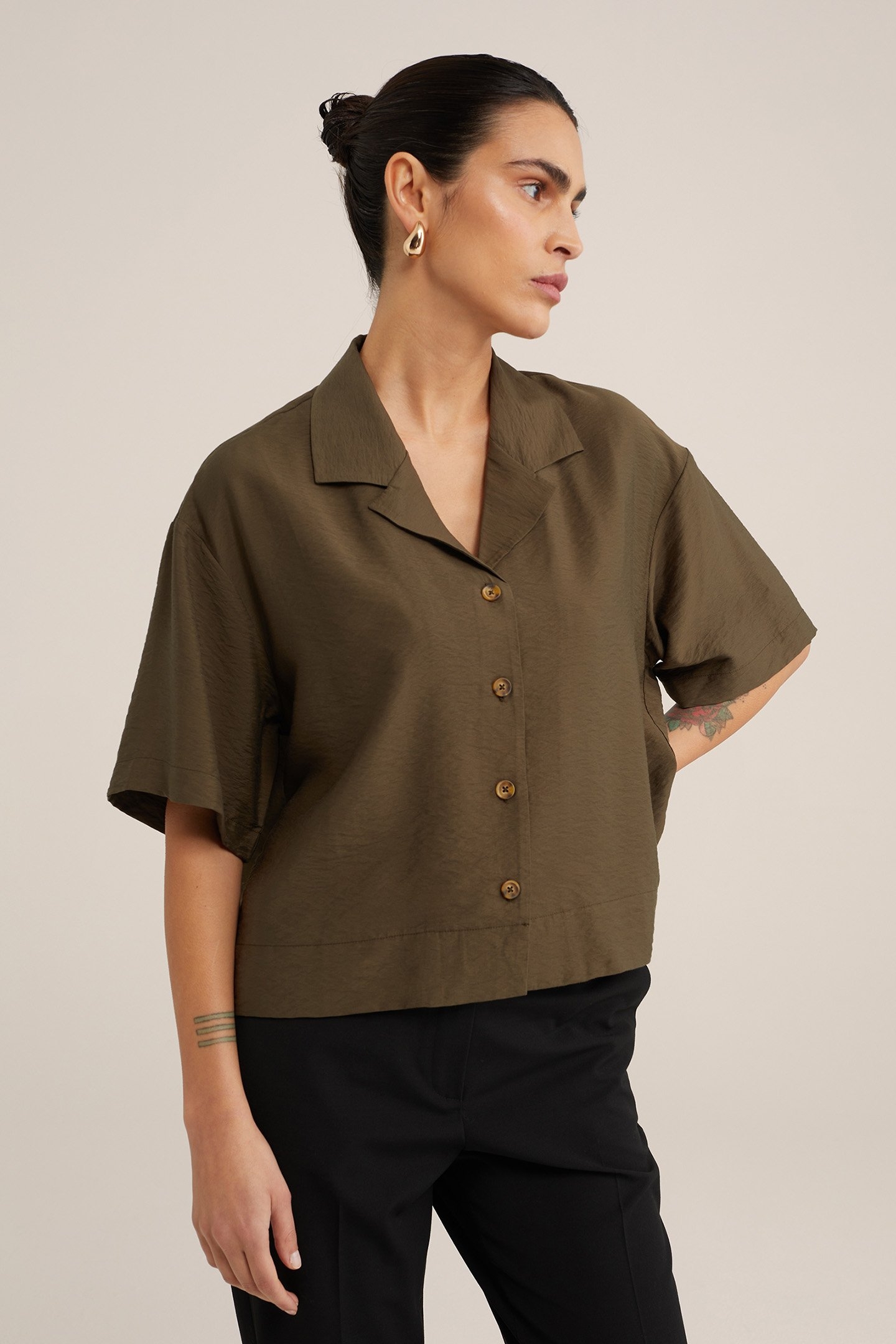 BLOUSE ARMY GREEN 1