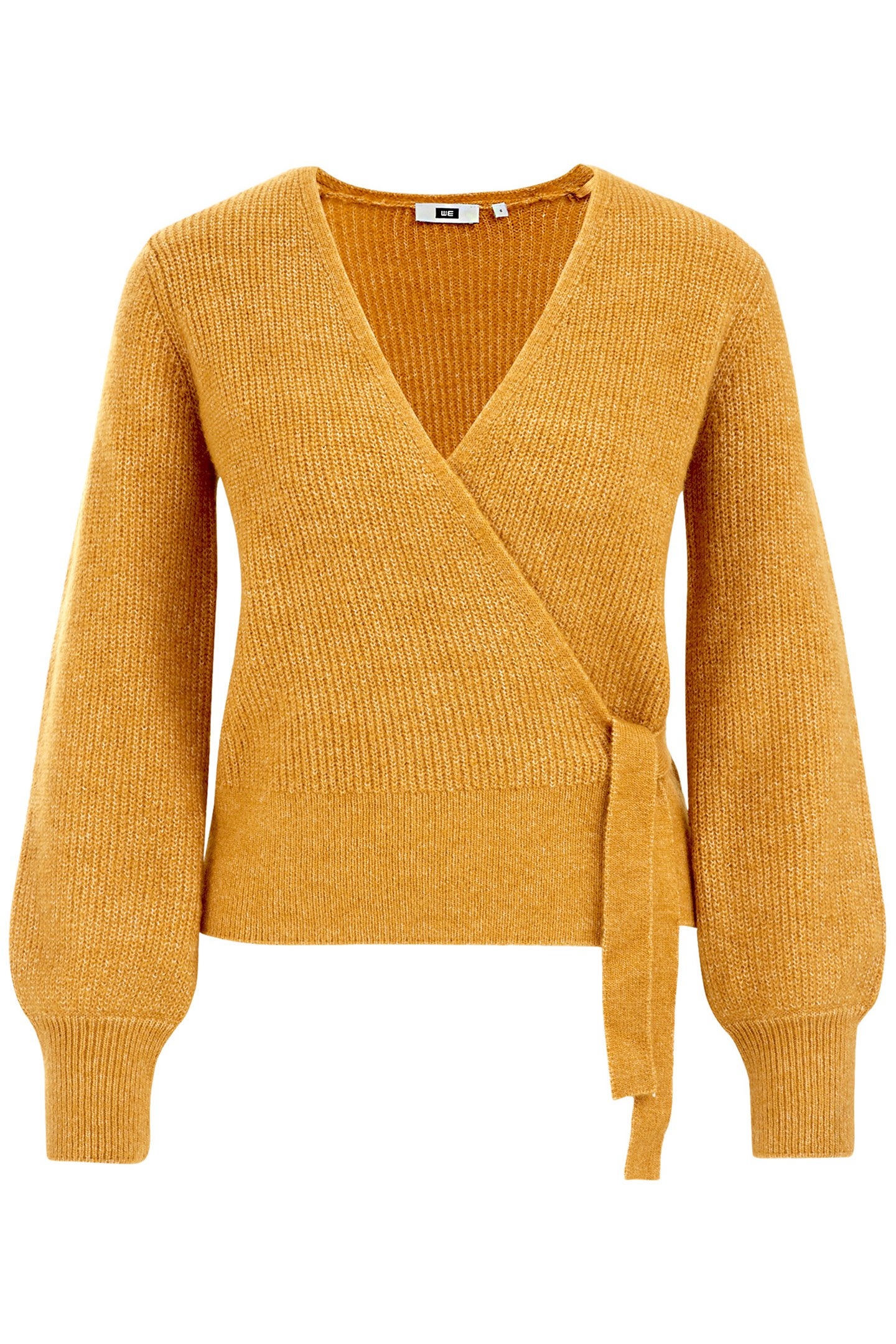 WRAP CARDIGAN MUSTARD YELLOW 4