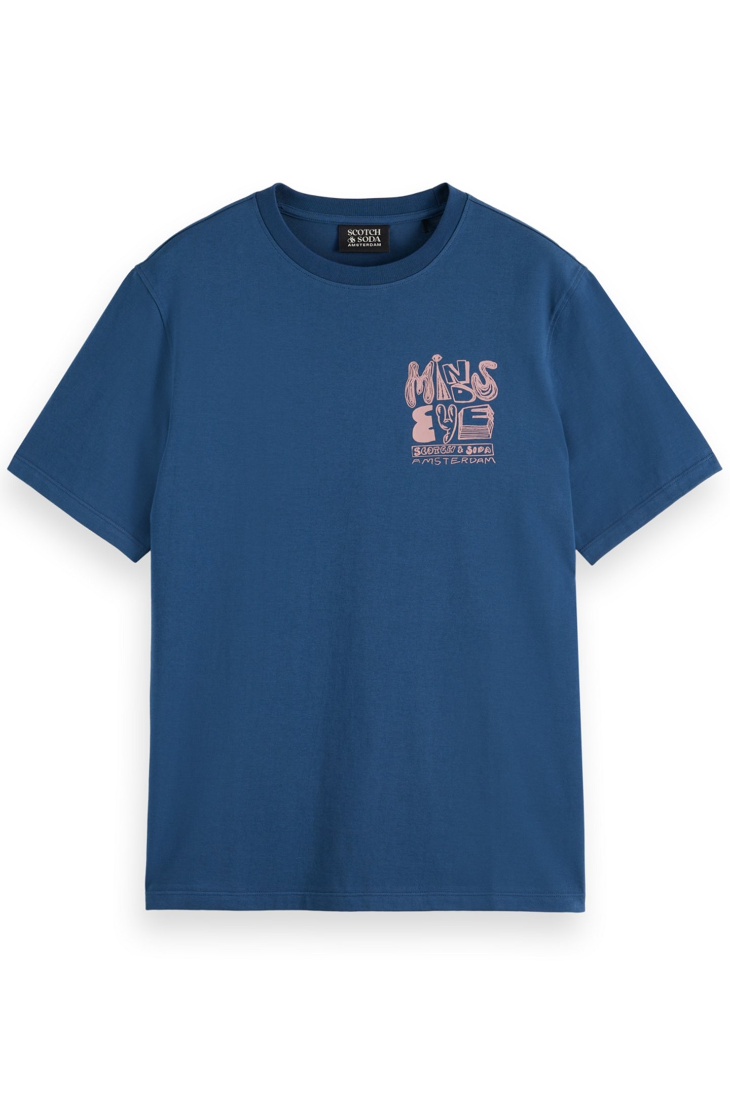 CHEST ARTWORK T-SHIRT HERITAGE BLUE 4