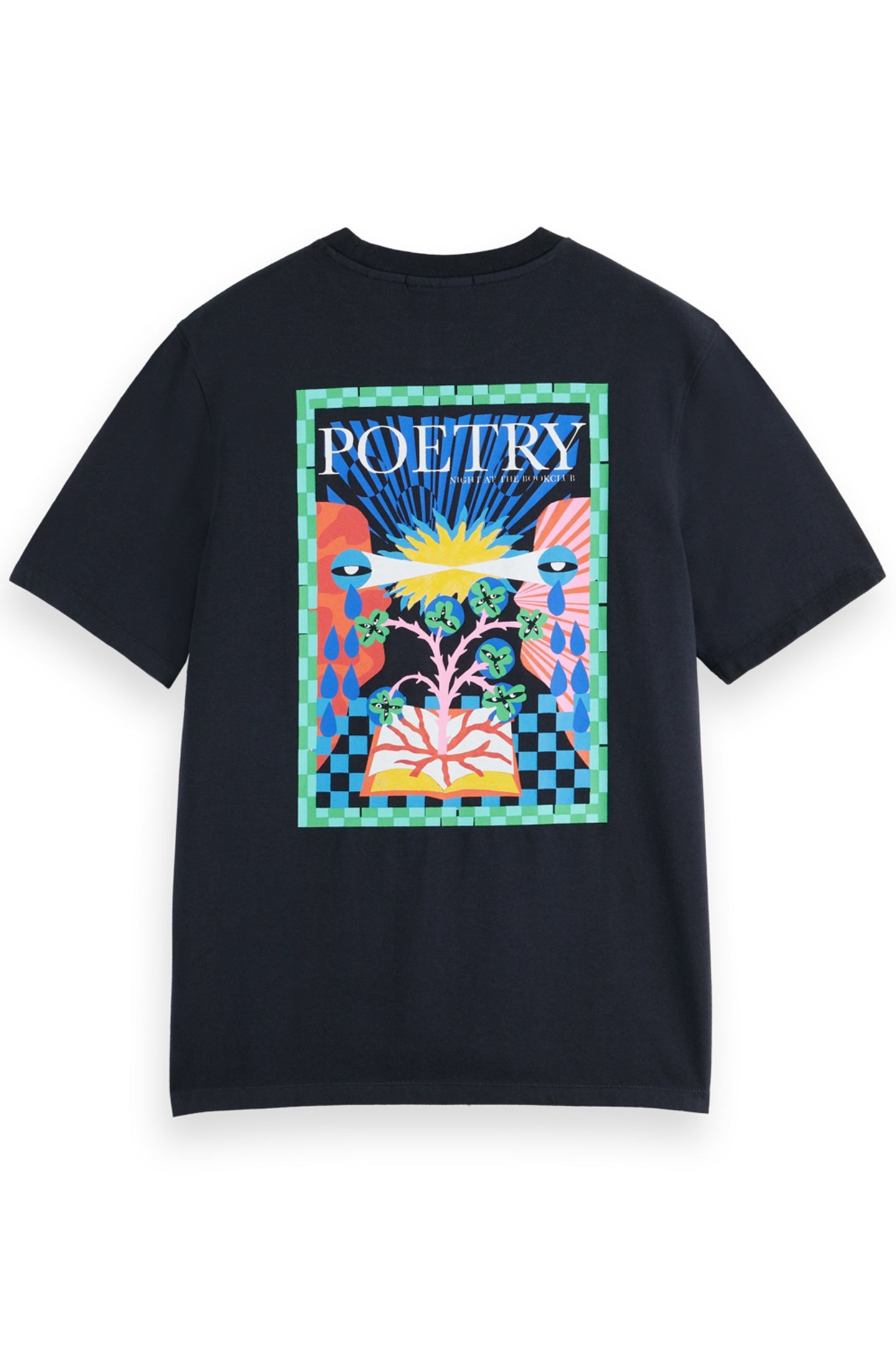 REGULAR FIT FRONT BACK ARTWORK T-SHIRT BLACK 5