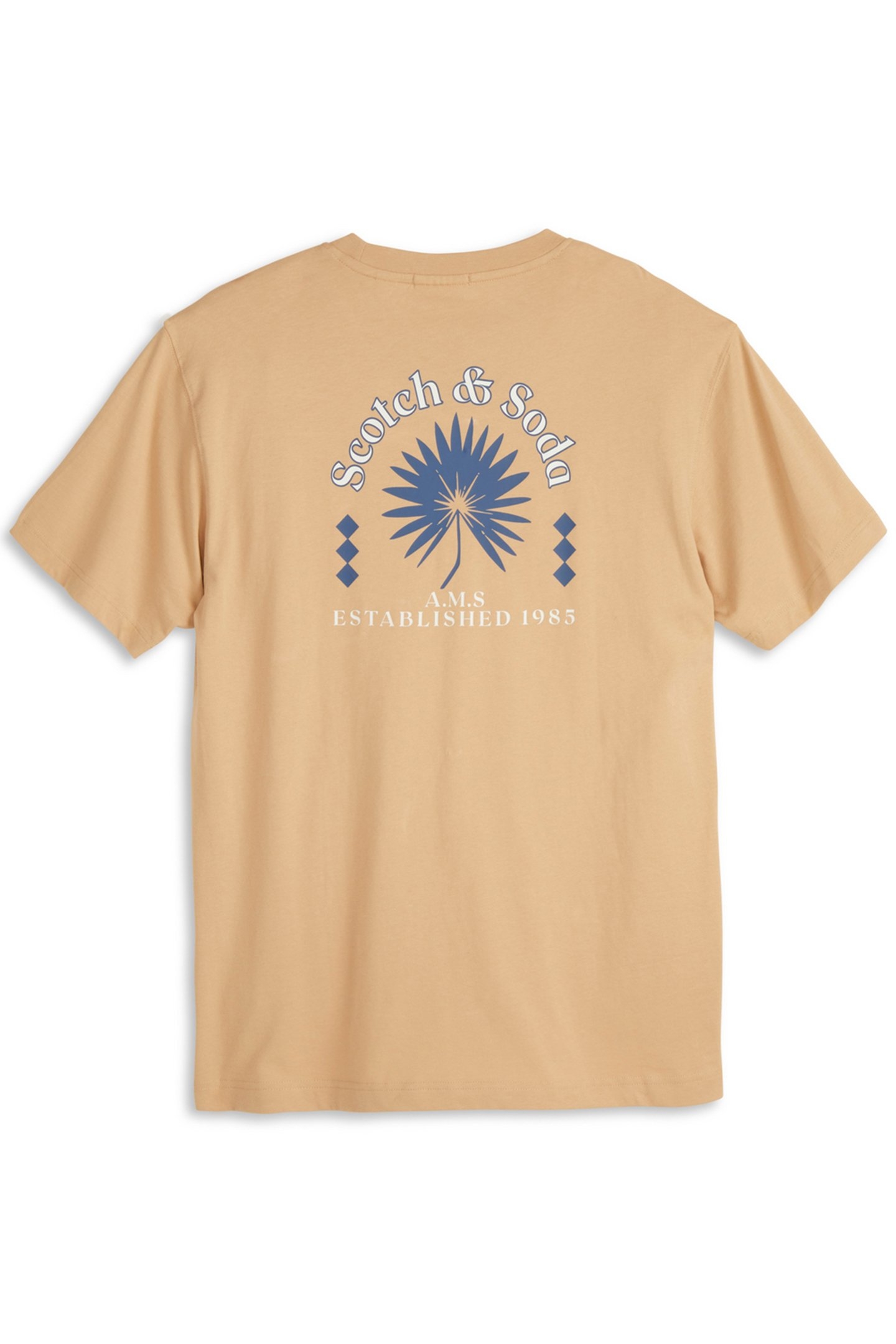 SS GRAPHIC TEE LT PASTEL BROWN 2