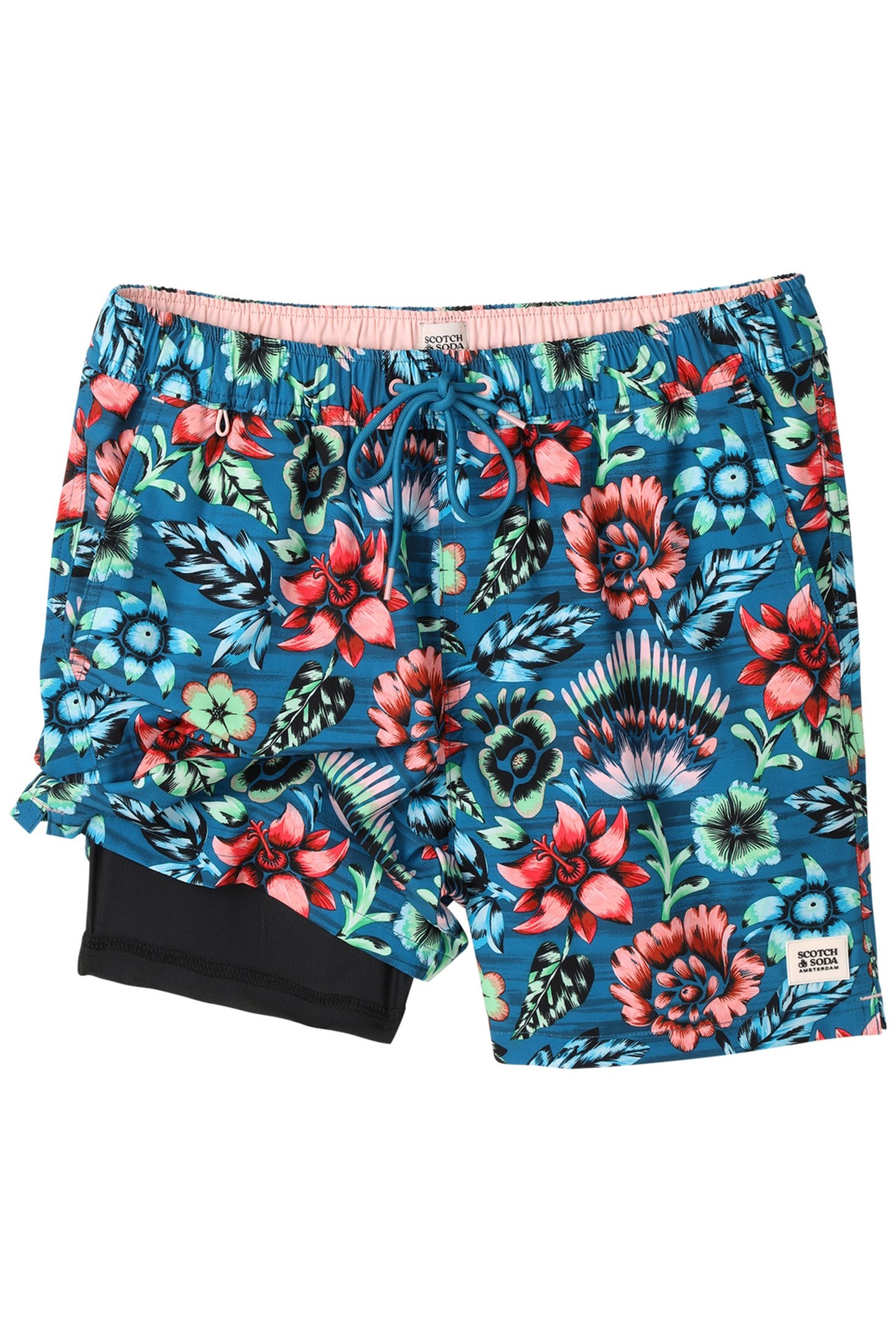 FULL BLOOM SWIM TRUNK INDUSTRIAL BLUE 3