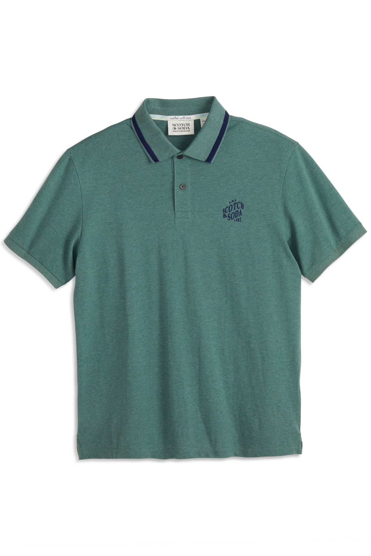 PIQUE SS POLO KHAKI GREEN 1
