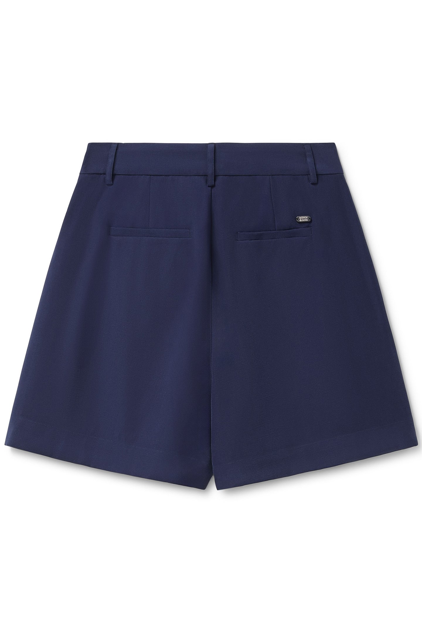 TAILORED PLEAT SHORTS MARITIME BLUE 4