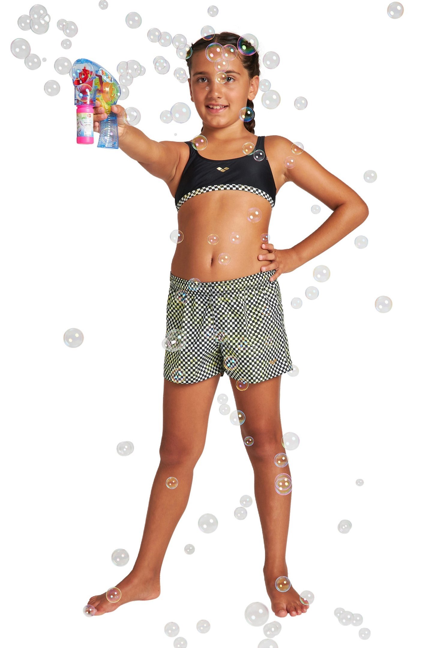 G ALLOVER SHORT JR WHITE MULTI 3