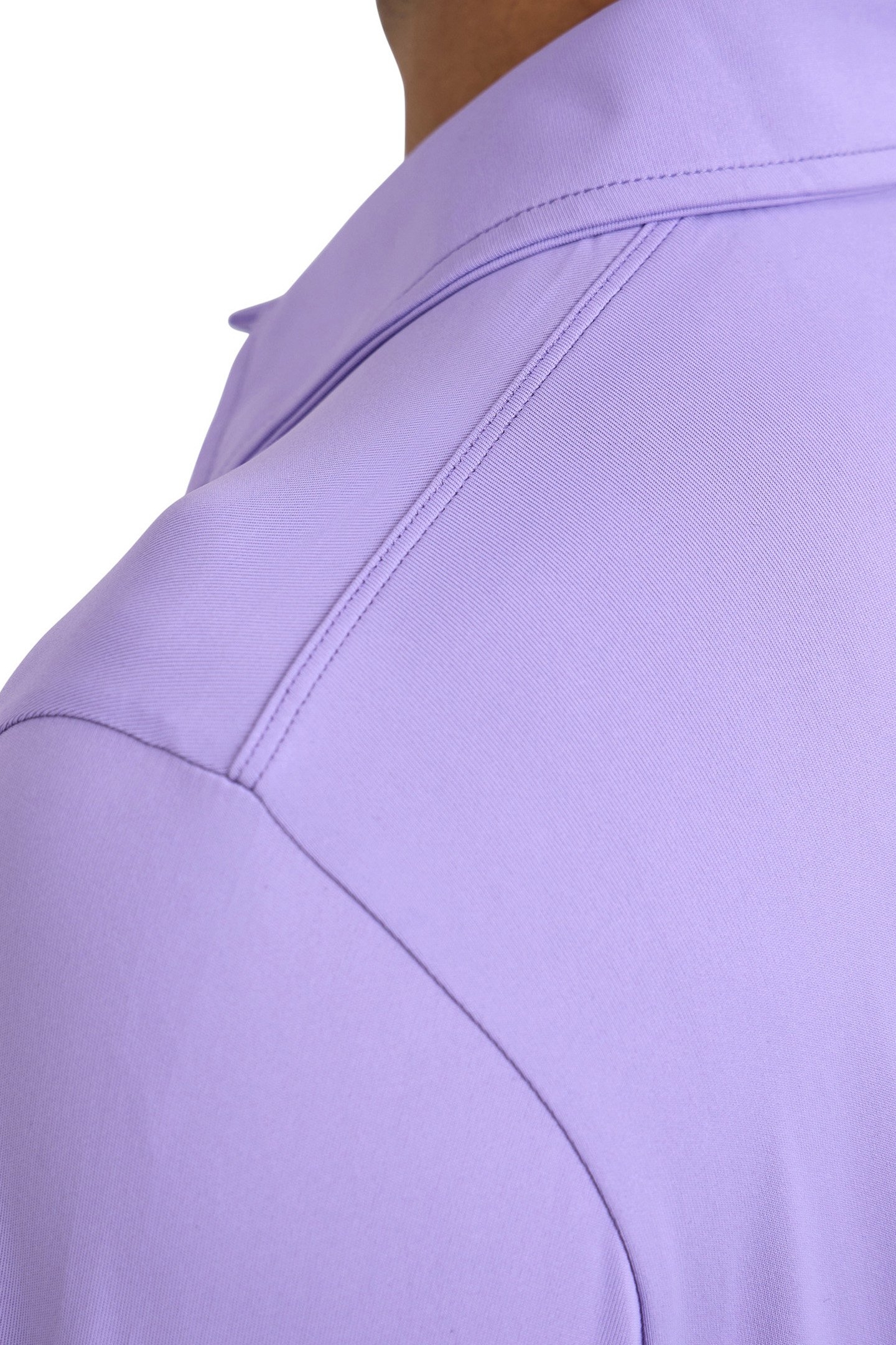 MEN'S POLOSHIRT SOLID LAVANDA-DARK LAVANDA 4