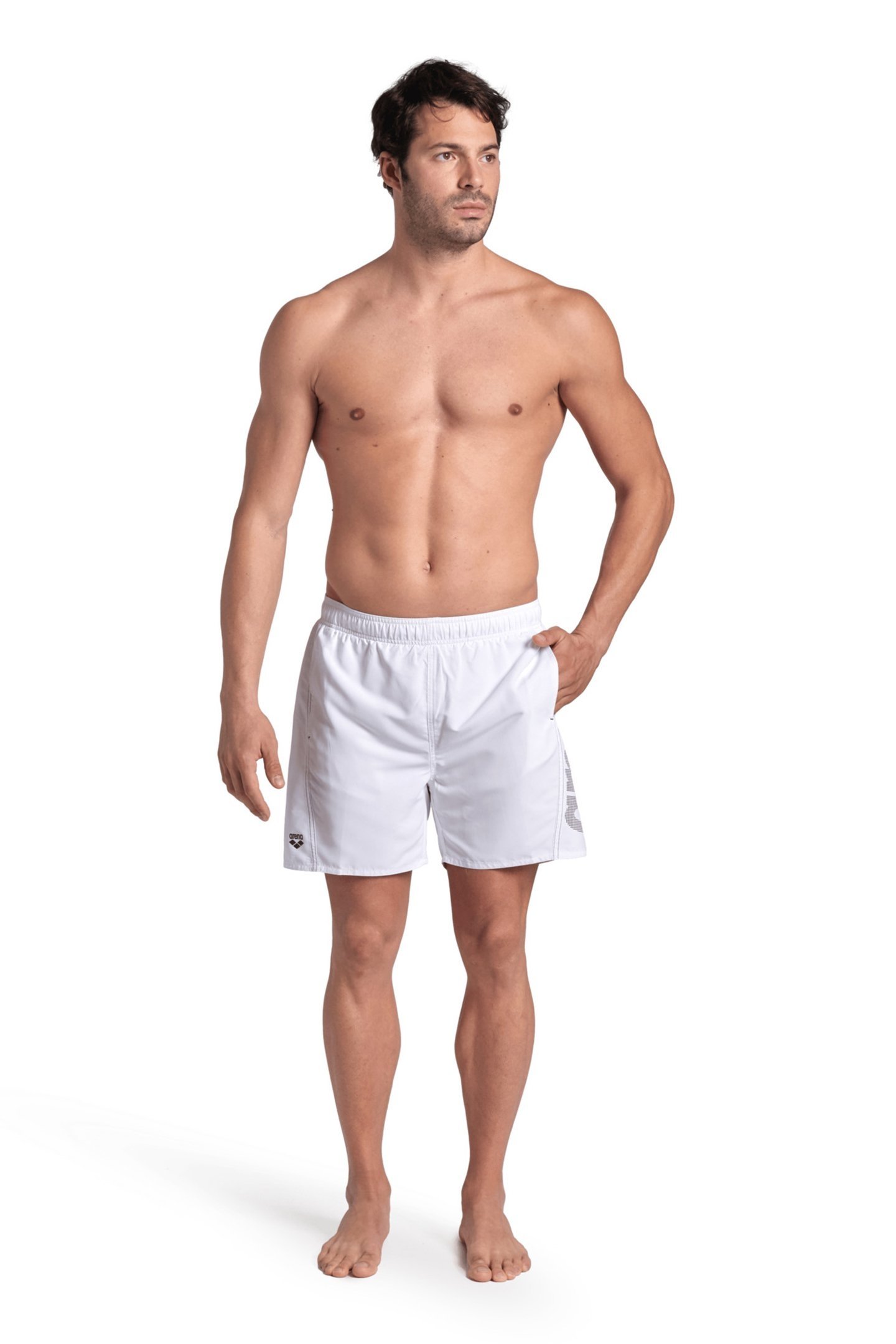 FUNDAMENTALS ARENA LOGO BOXER R WHITE-NAVY 3