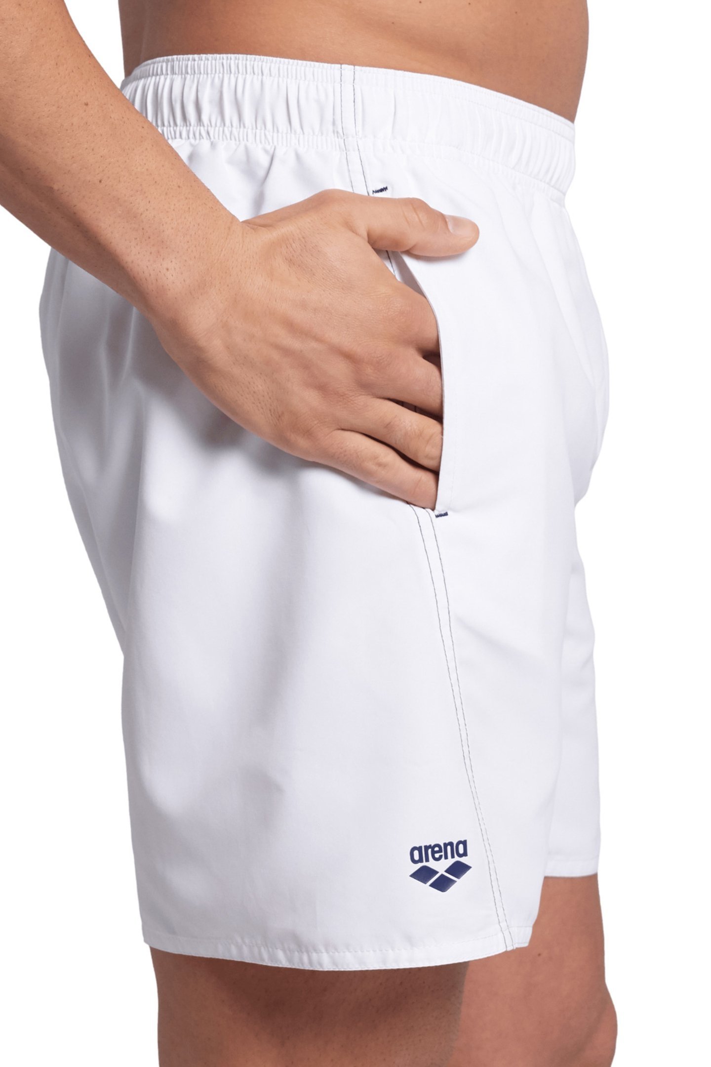 FUNDAMENTALS ARENA LOGO BOXER R WHITE-NAVY 5