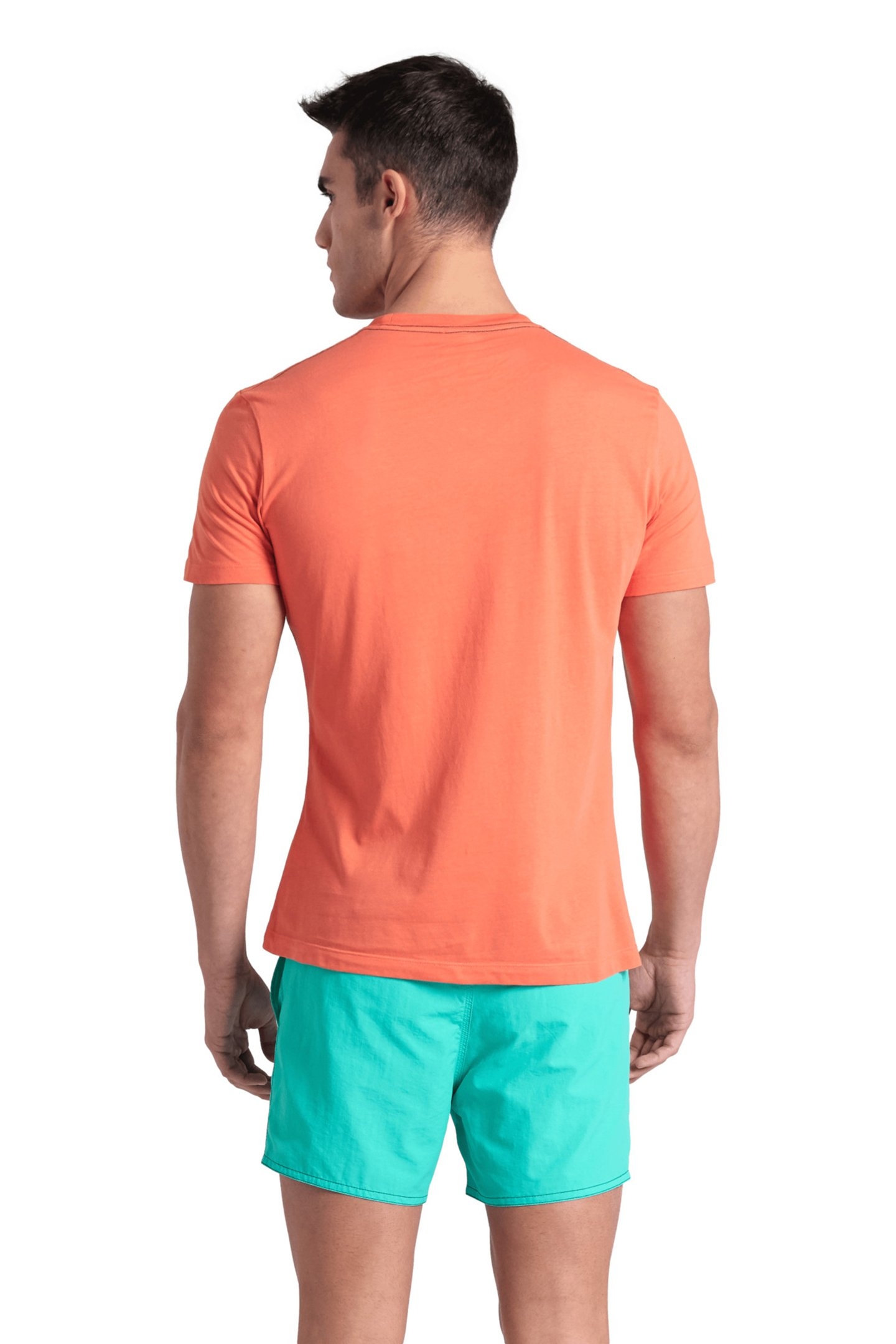 MEN'S T-SHIRT SOLID COTTON CALYPSO CORAL-MONOGRAM SP 2