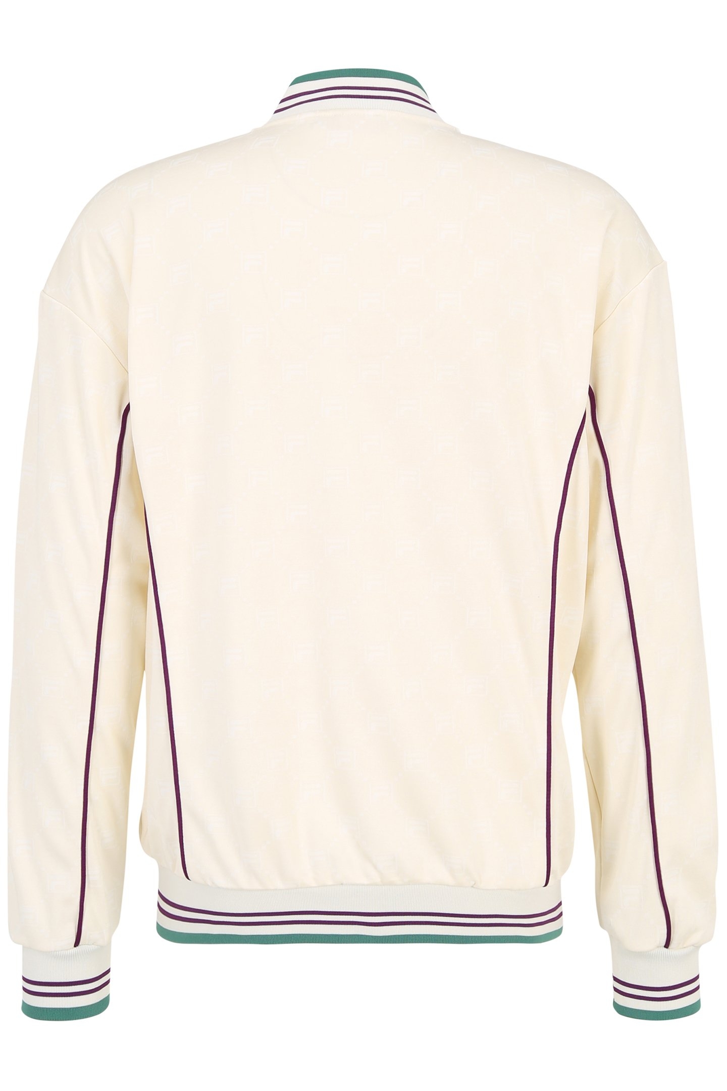 LIERNEUX LOOSE TRACK JACKET ANTIQUE WHITE F-BOX MONOGRAM AOP 5