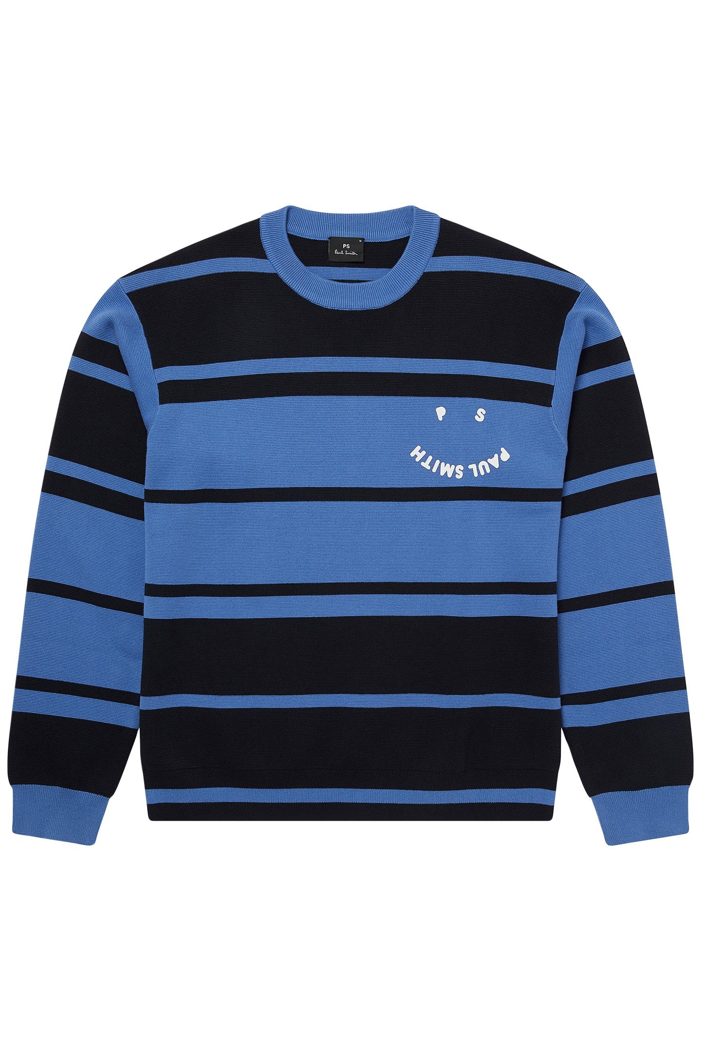 MENS PULLOVER CREW NECK HAPPY PETROL BLUE 4