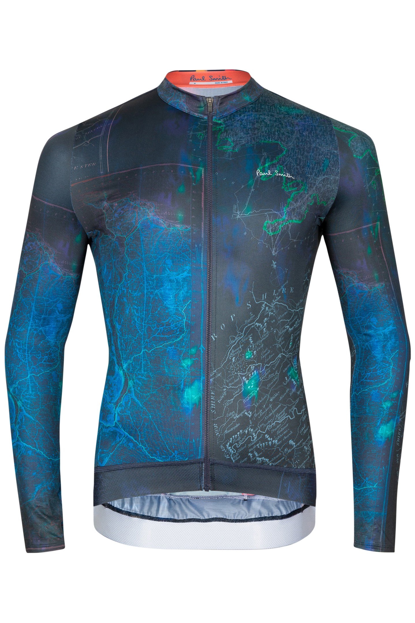 CYCLE JERSEY L/S MAP VERY DARK NAVY 3