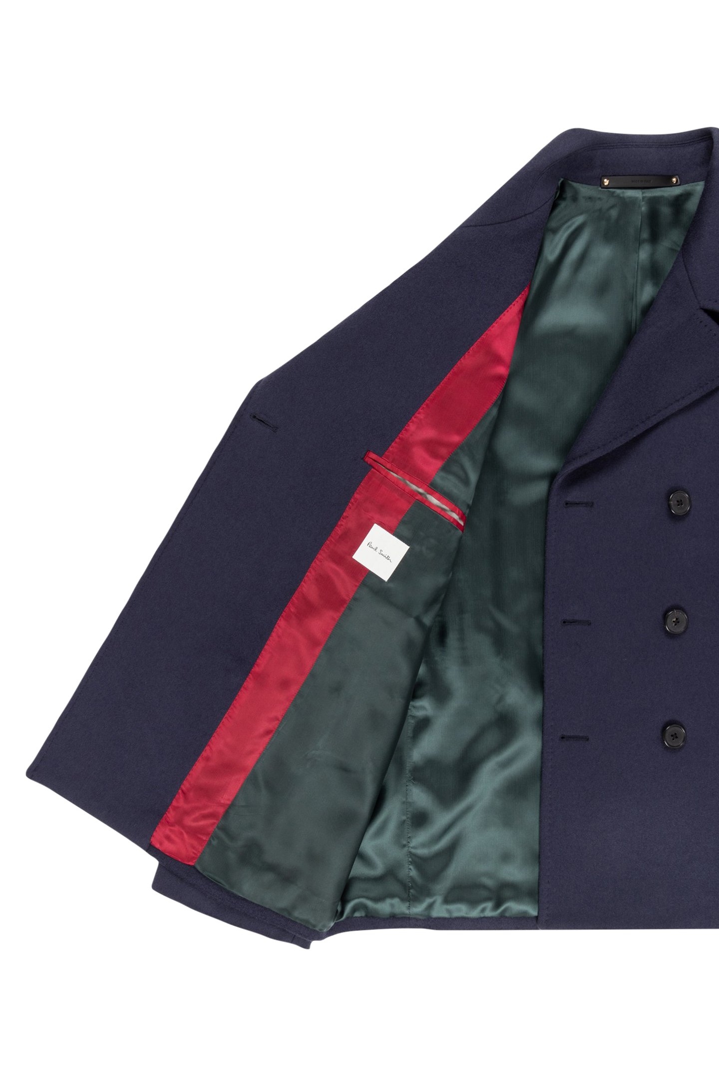 GENTS DB OVERCOAT PETROL BLUE 5