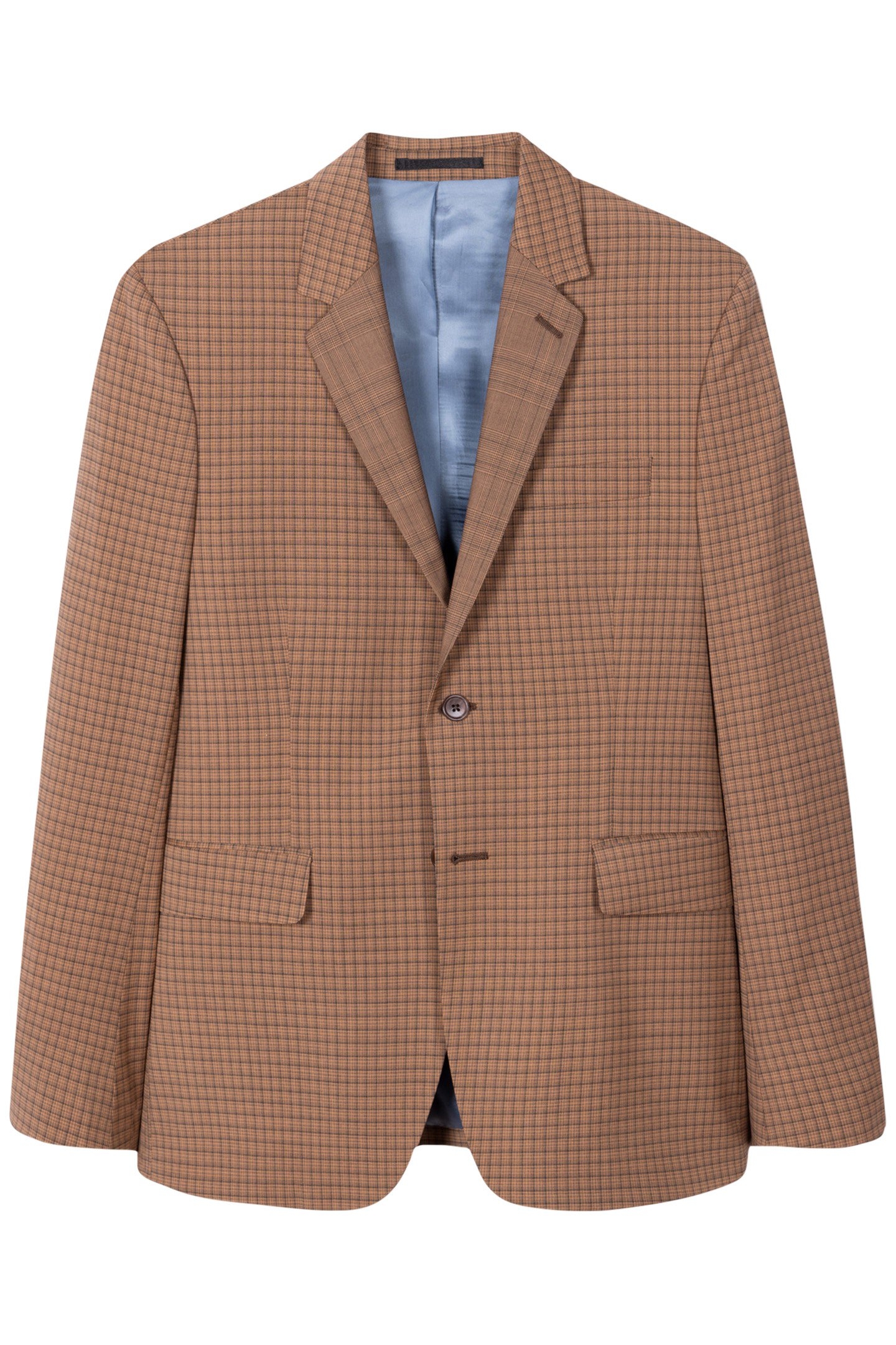 MENS 2 BUTTON JACKET LIGHT RUST 4