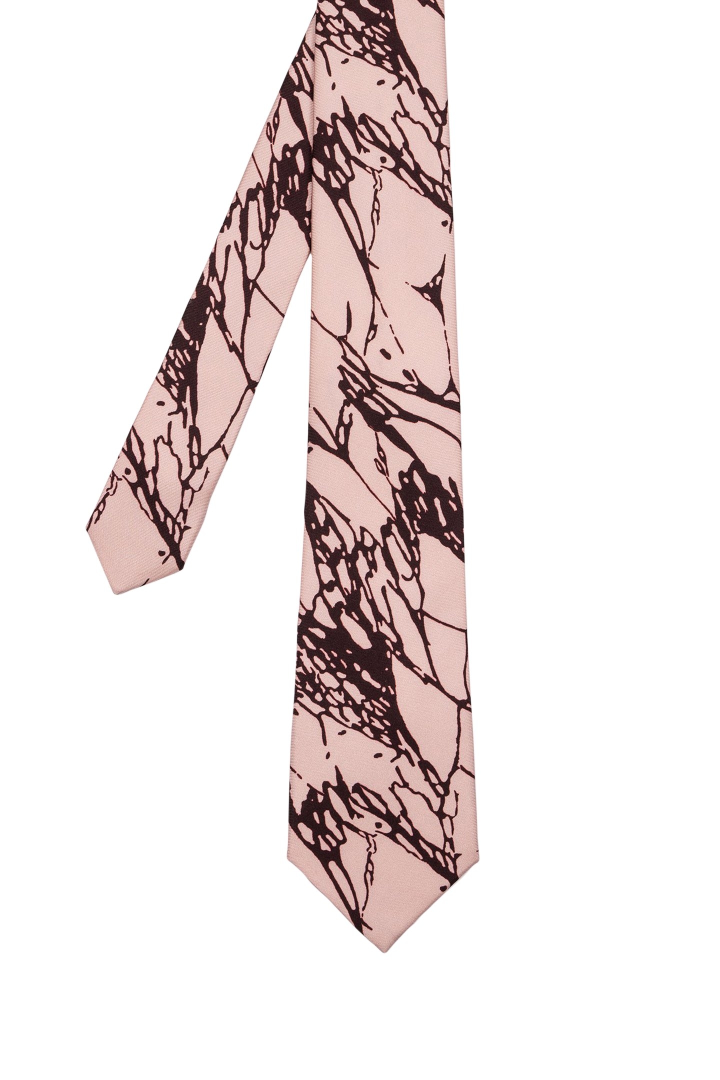 MEN TIE MARBLE PINK 1