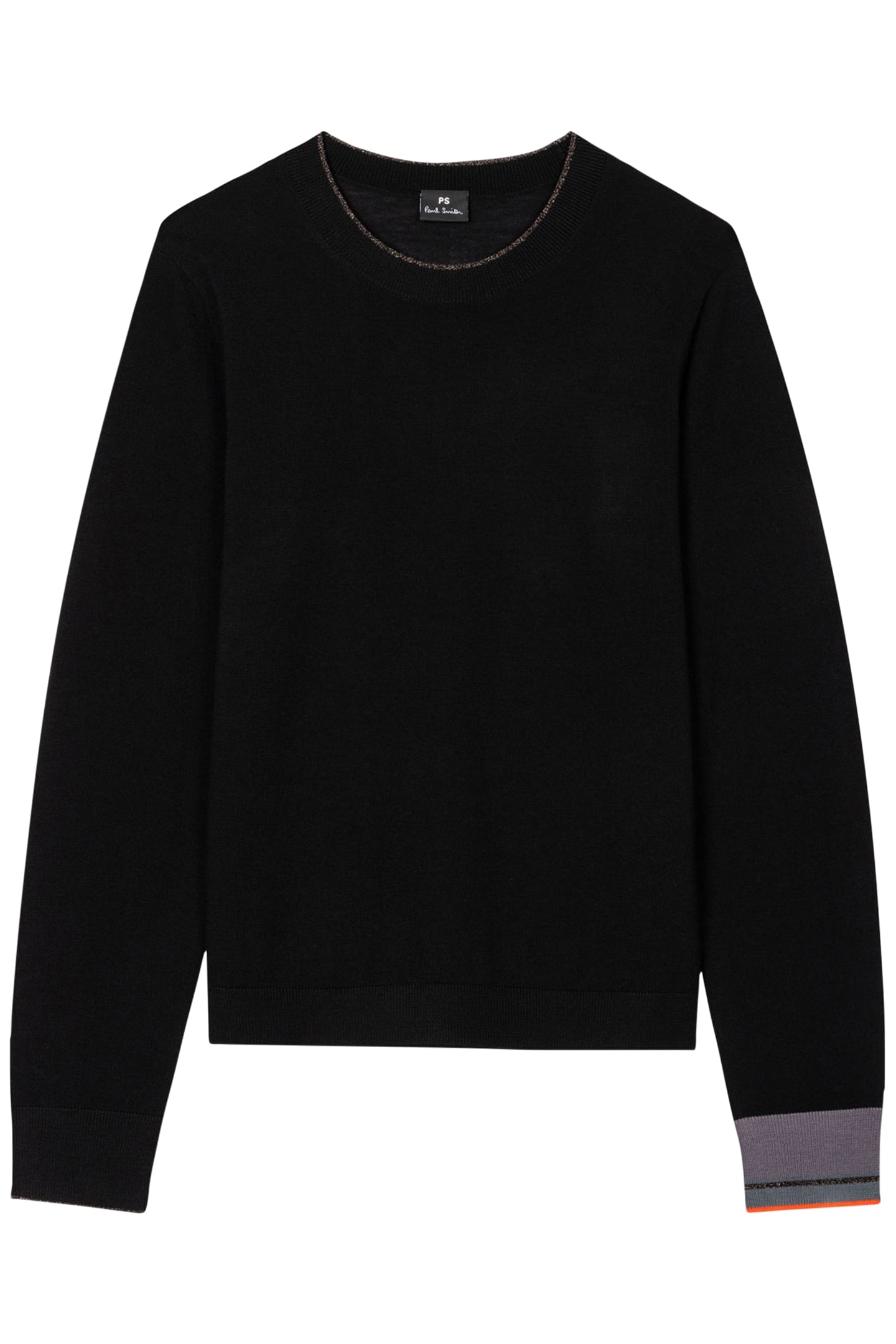 KNITTED SWEATER CREW NECK BLACK 4