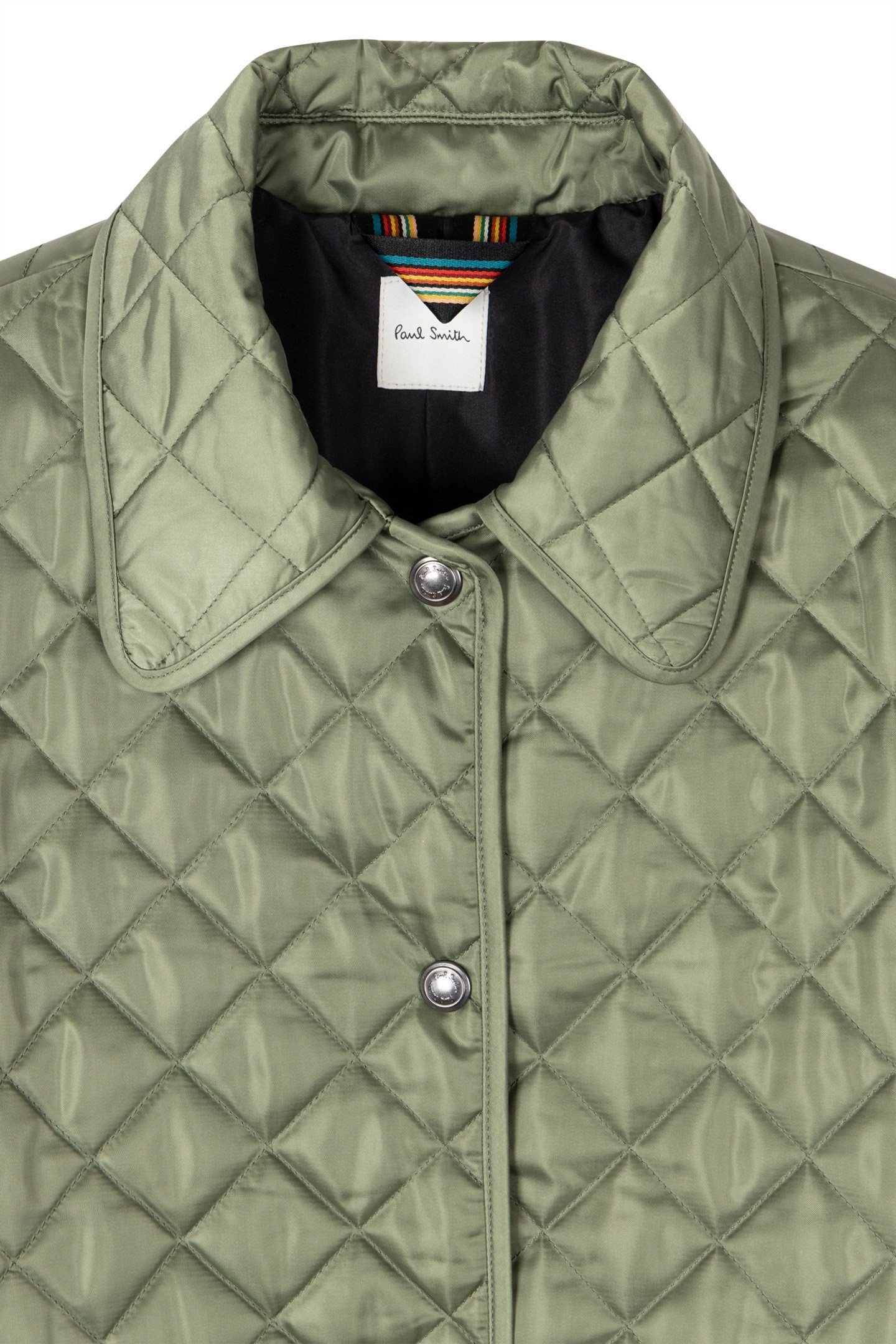 WOMENS QUILTED JACKET MILITARY GREEN 6