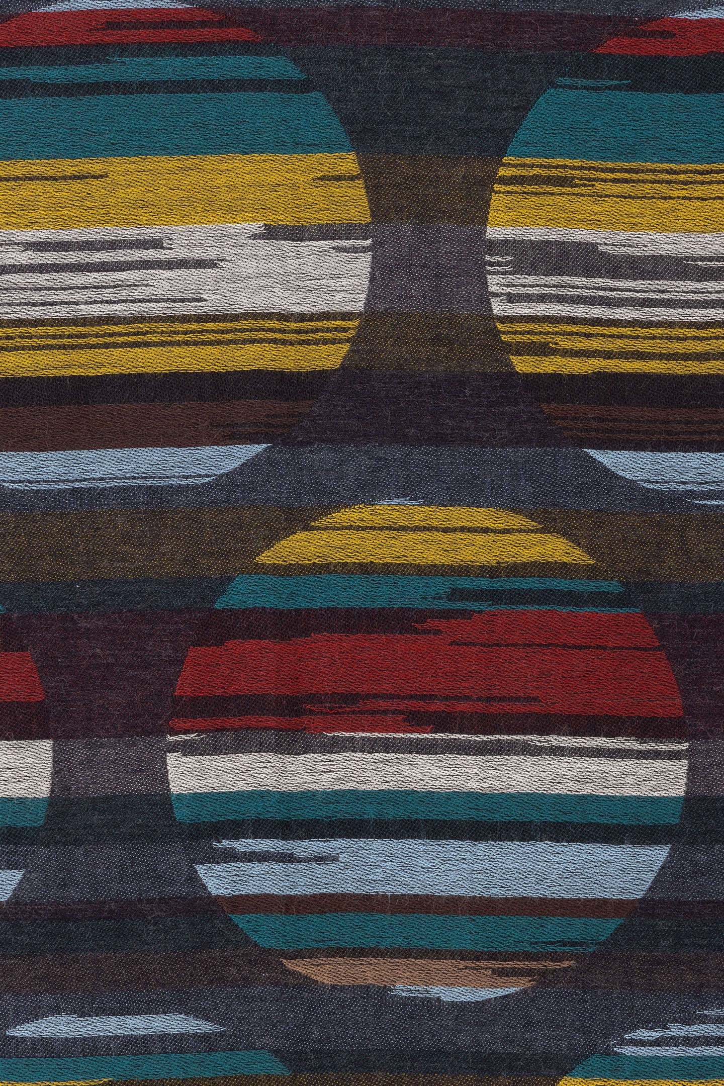 MEN SCARF SIGNATURE POLKA NAVY 3