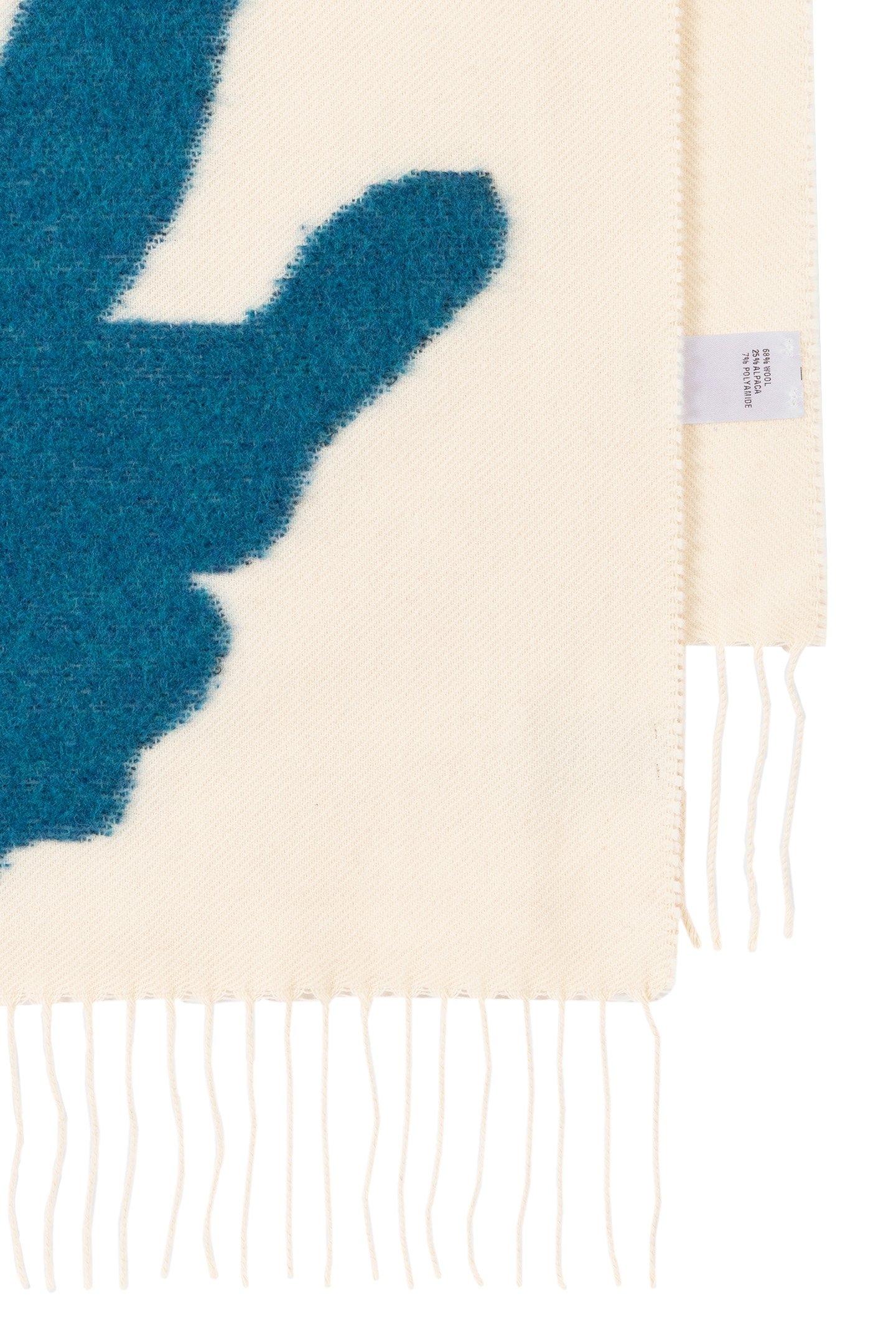 WOMEN SCARF IRIS FUZZY OFF WHITE 2