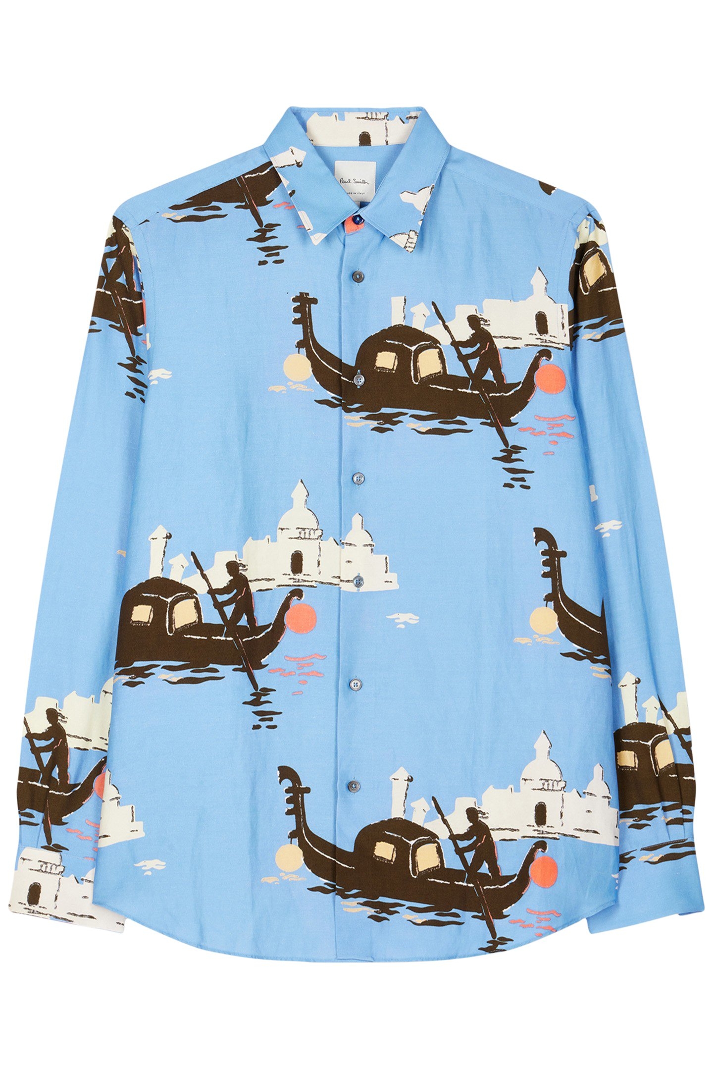 MENS S/C REGULAR FIT SHIRT BLUE 1