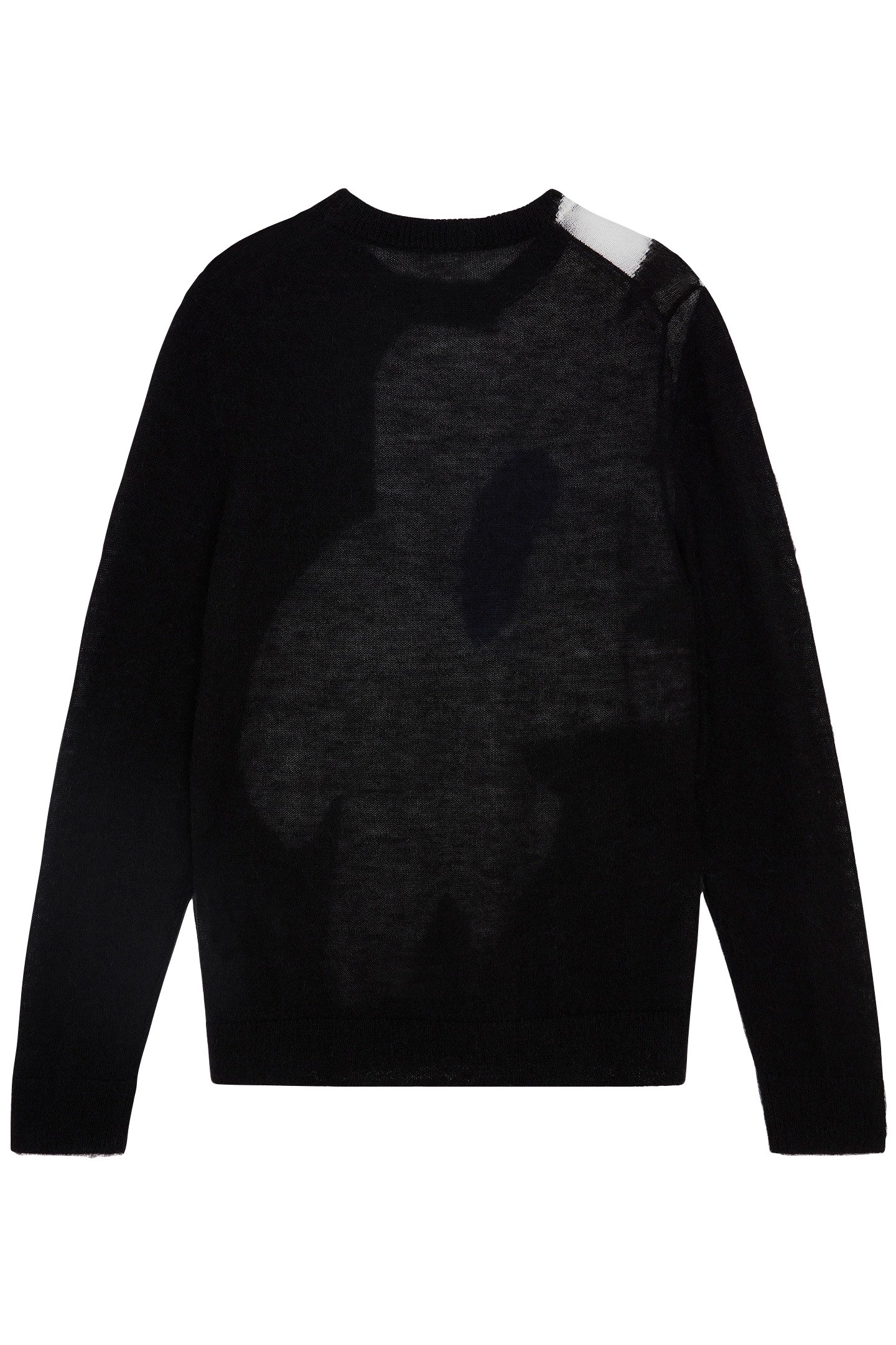 MENS SWEATER CREW NECK BLACK 2