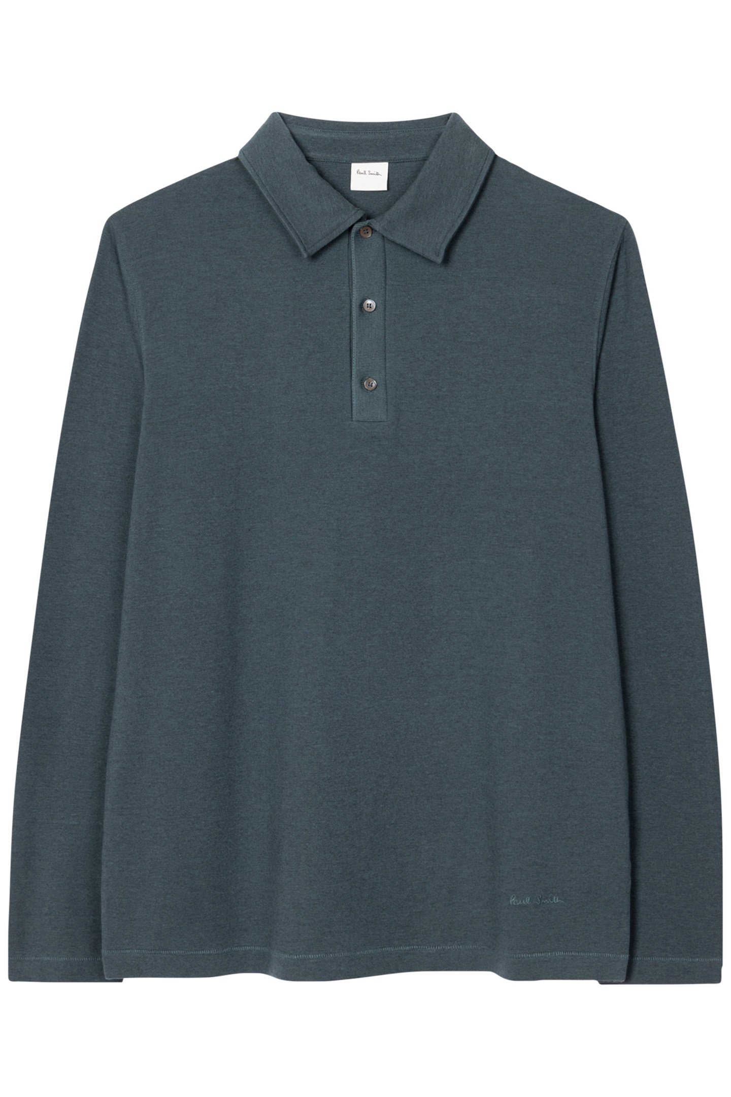 LS POLO SHIRT PETROL BLUE 3
