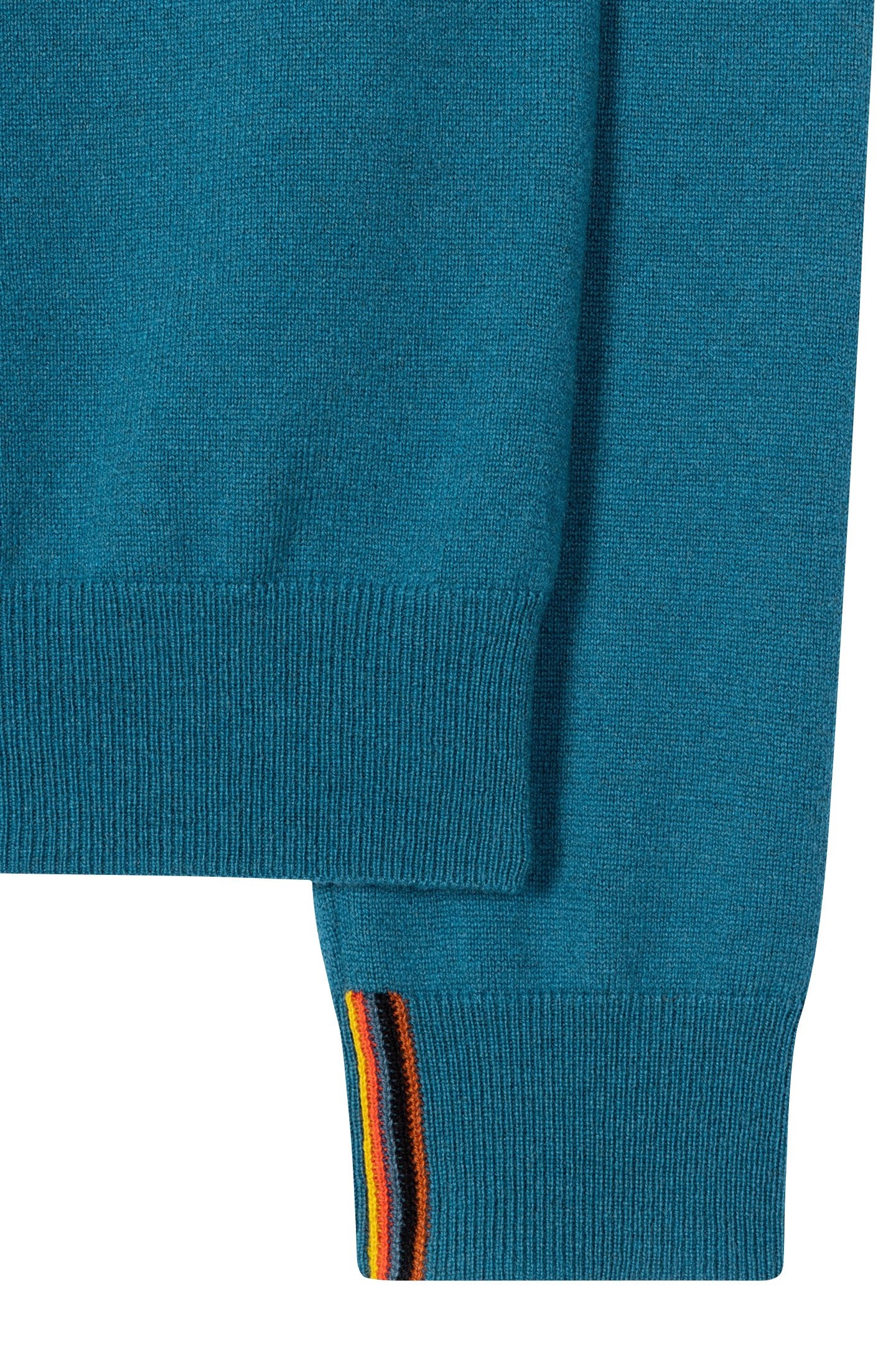 MENS SWEATER CREW NECK PETROL BLUE 2