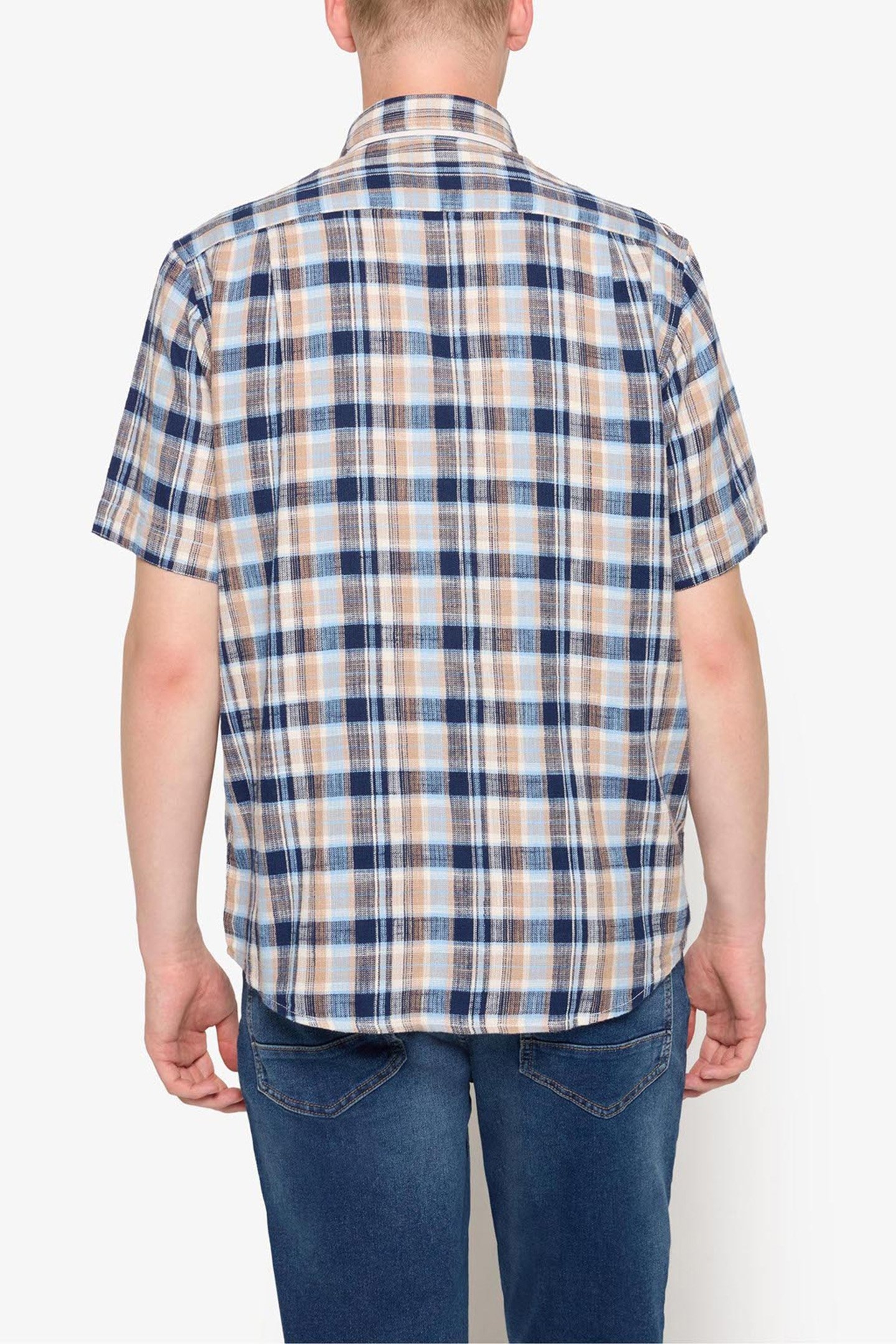 PANSI WAFFLE CHECK HAZEL BROWN 2