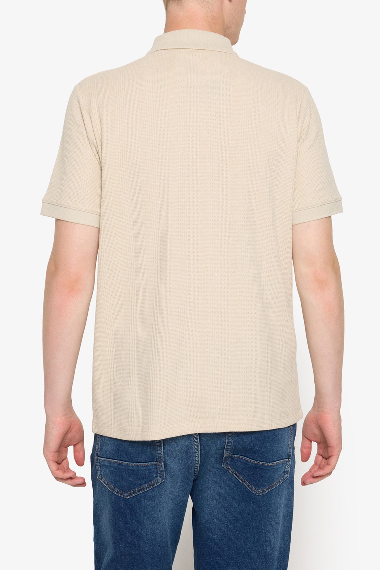 OLAUSI STRUCTURED POLO SAFARI SAND 2