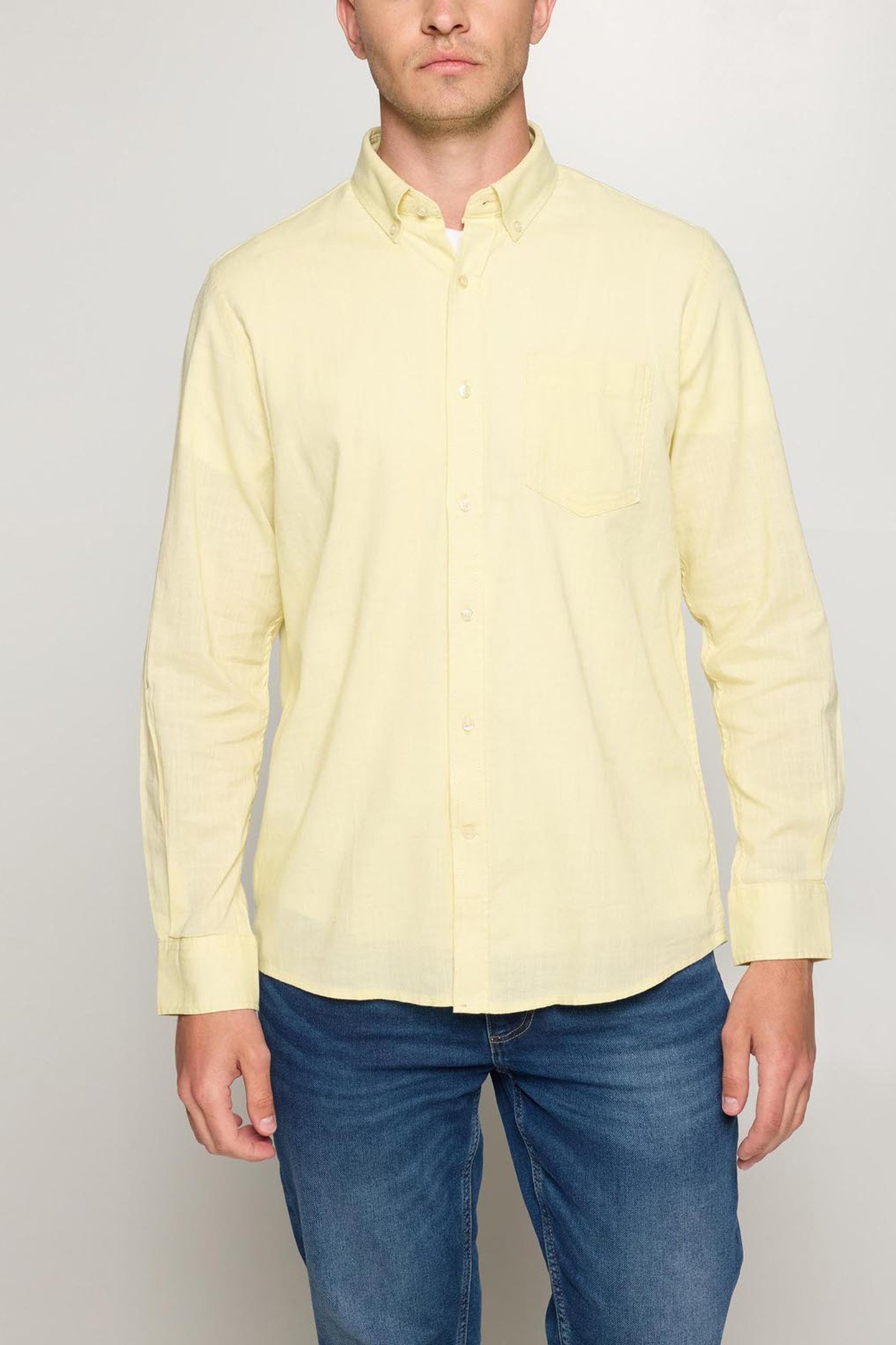 GIMOSI LINEN LOOK YELLOW POP 1