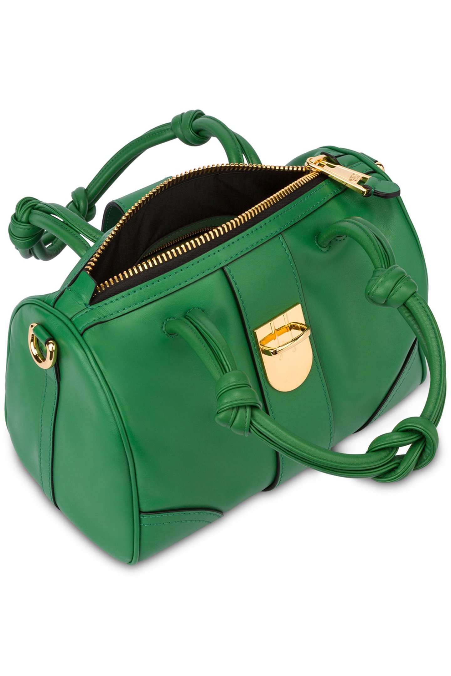 KNOTS CALFSKIN HANDBAG GREEN 3