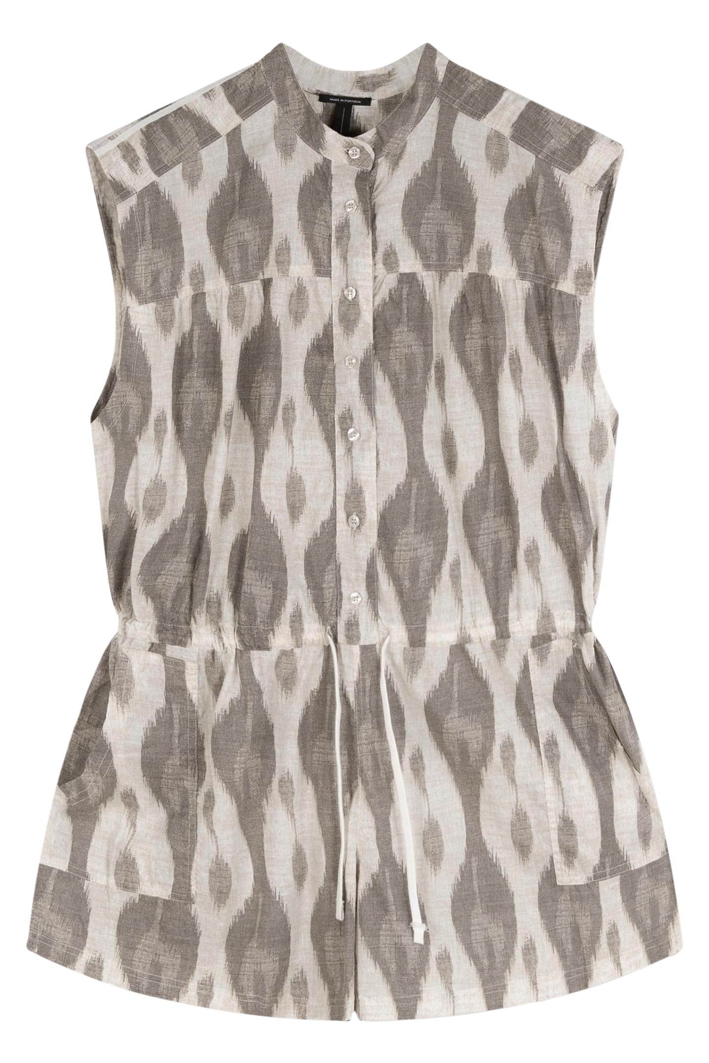 PLAYSUIT IKAT ECRU 3