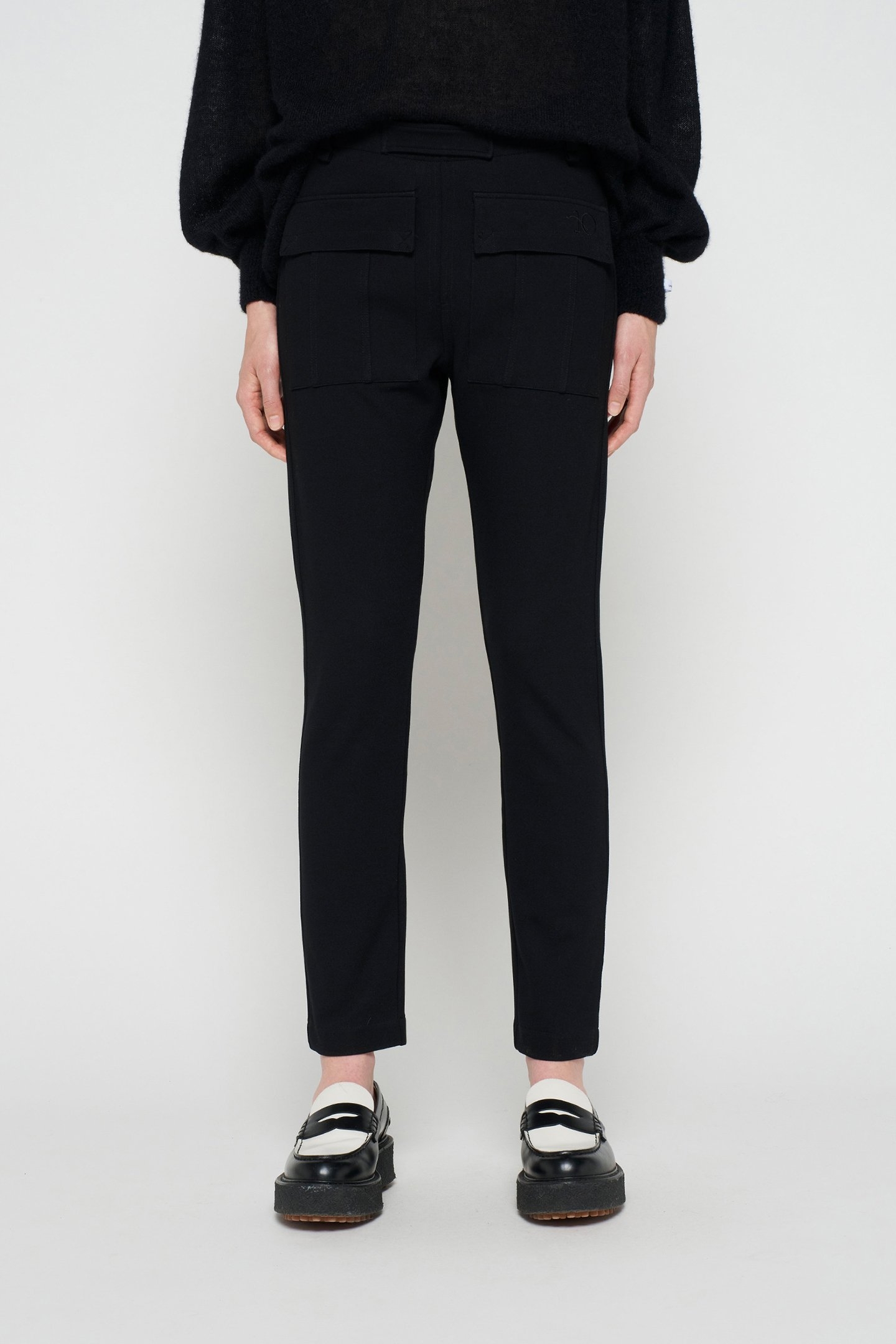 FITTED PUNTO PANTS BLACK 1