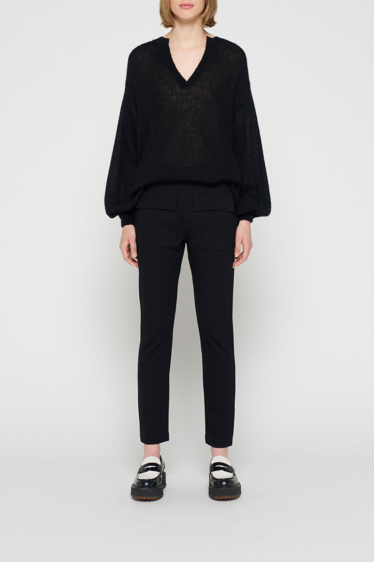 FITTED PUNTO PANTS BLACK 2