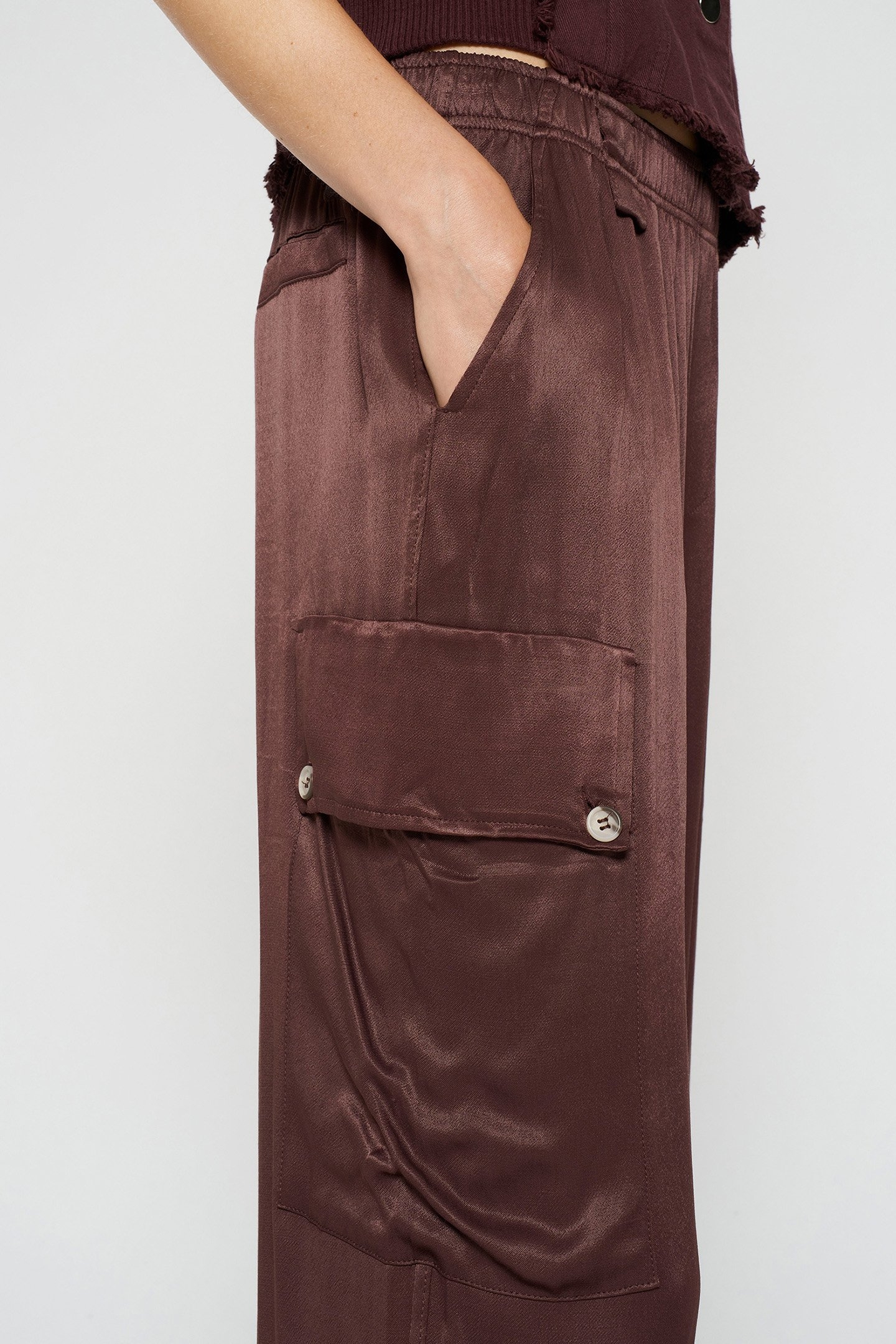 UTILITY PANTS SATIN AUBERGINE 6