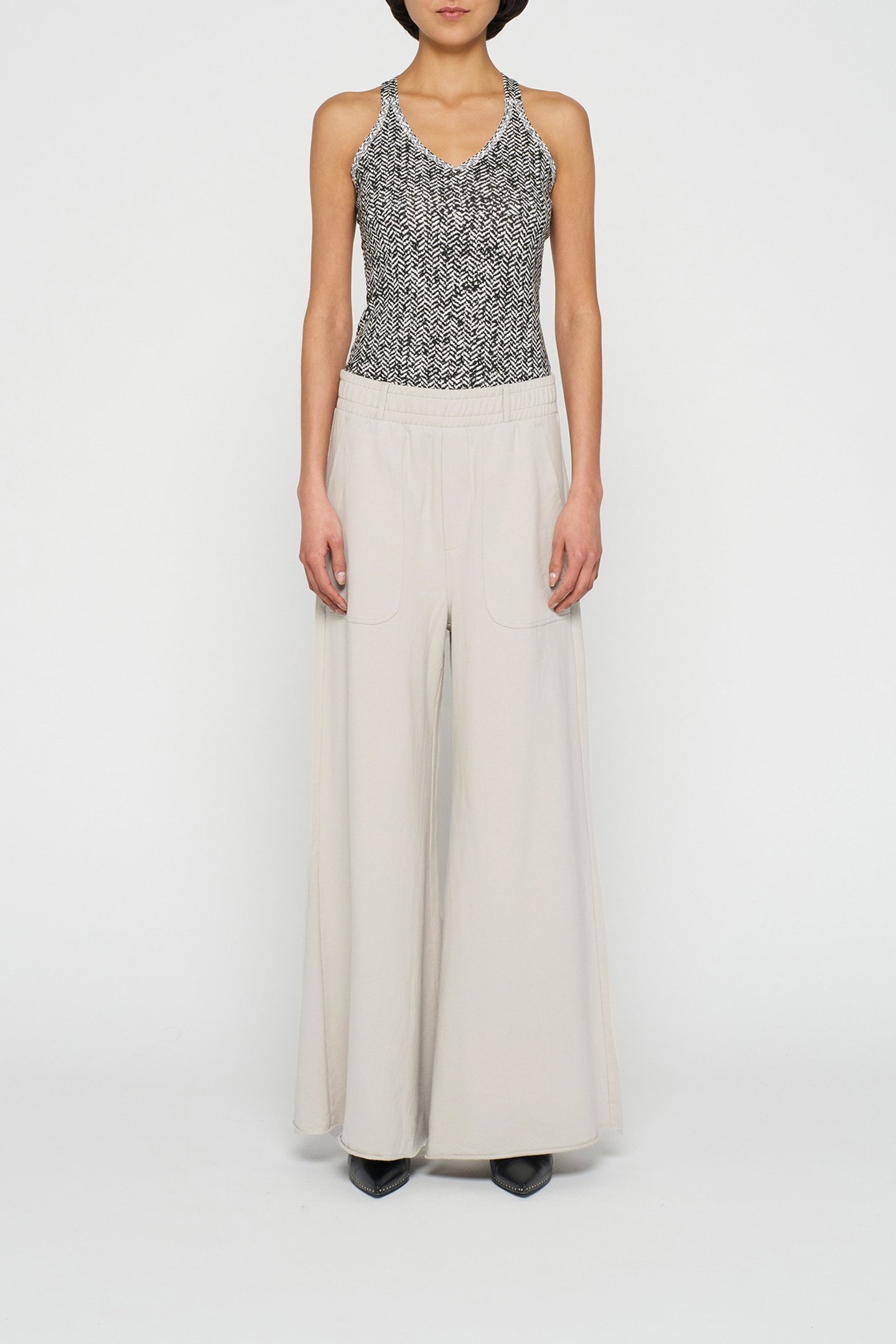 WRAPPER HERRINGBONE BLACK 2