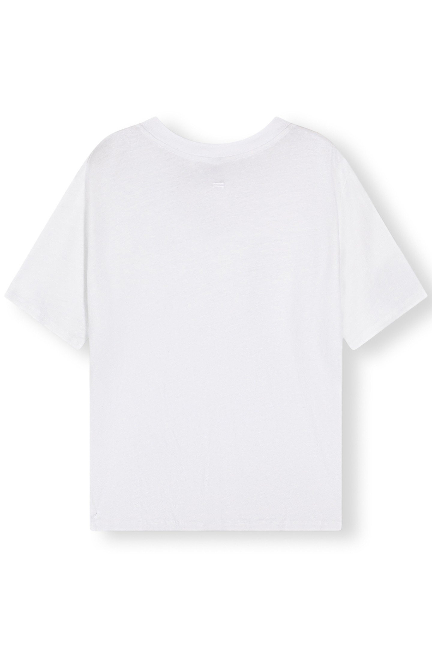 V-NECK TEE LINEN WHITE 3