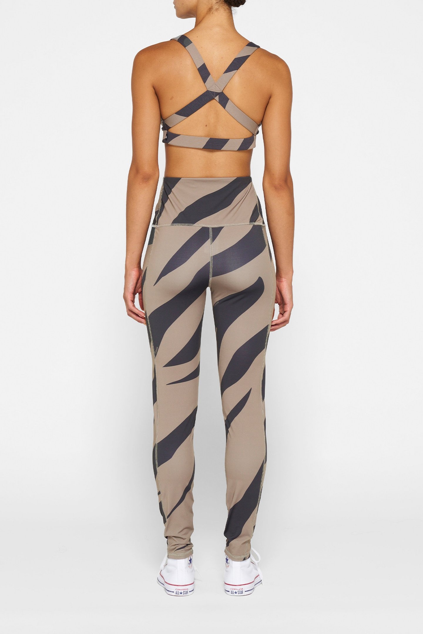 SPORTY BRA ZEBRA WARM TAUPE 3