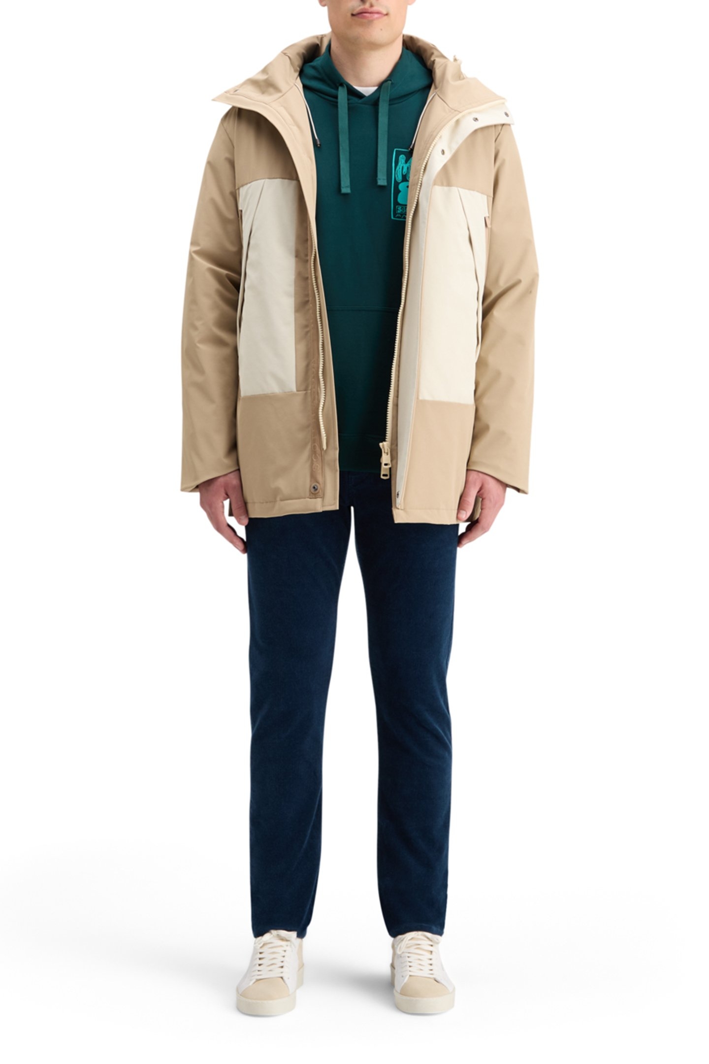 LOOSE FIT ARTWORK HOODIE CYPRESS GREEN 7