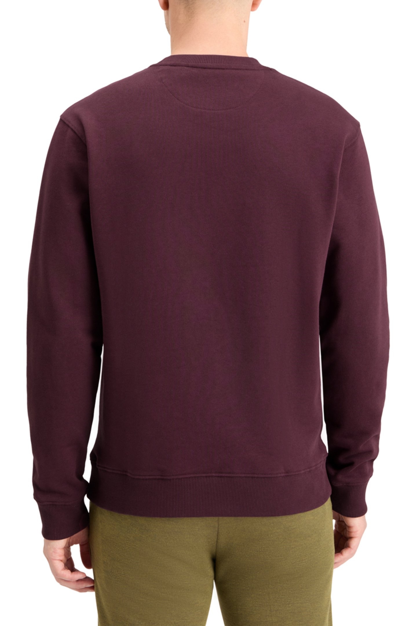 ESSENTIAL LOGO BADGE CREW DARK GRAPE 2