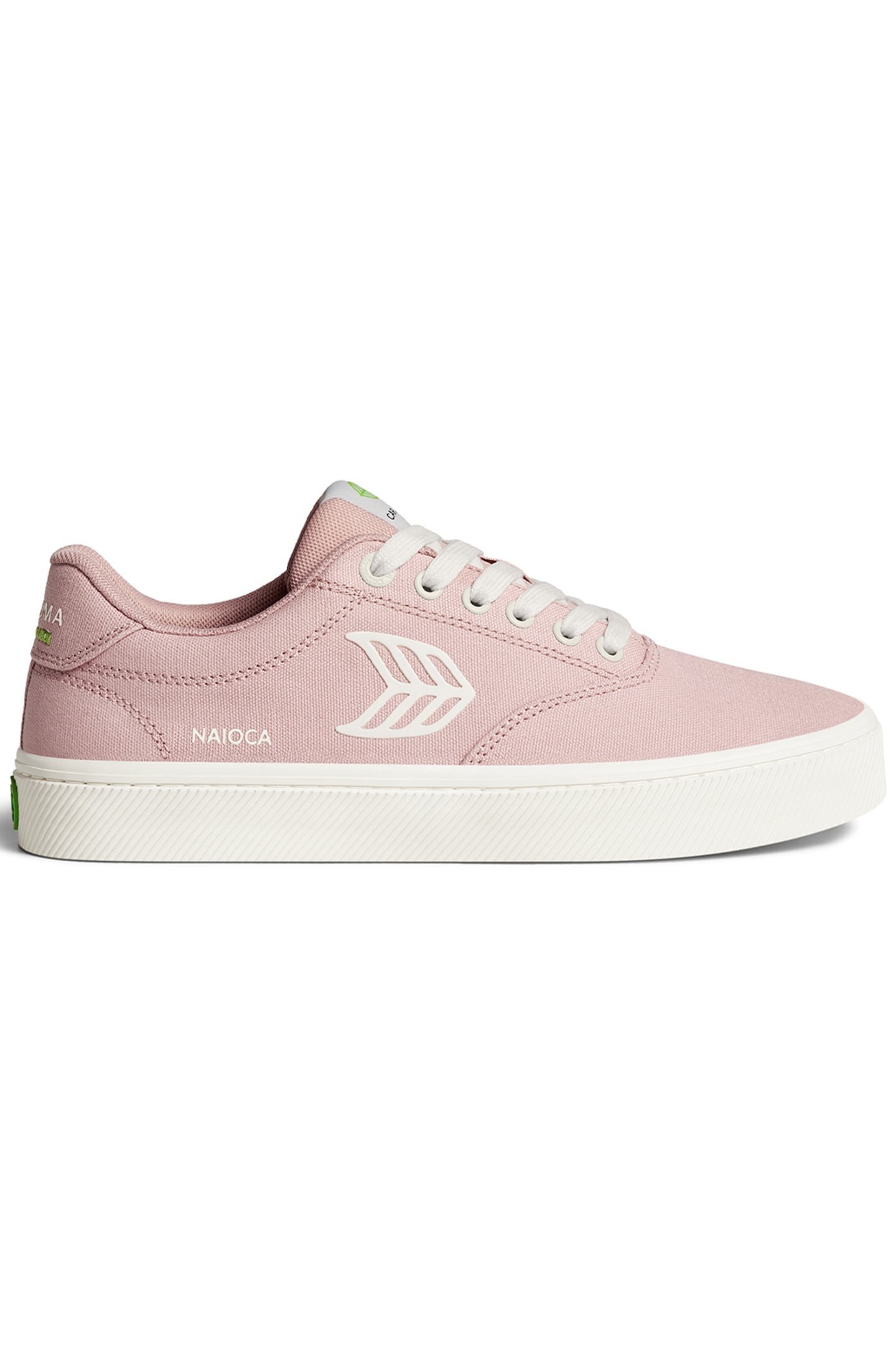 NAIOCA ROSE CANVAS IVORY LOGO SNEAKER 1