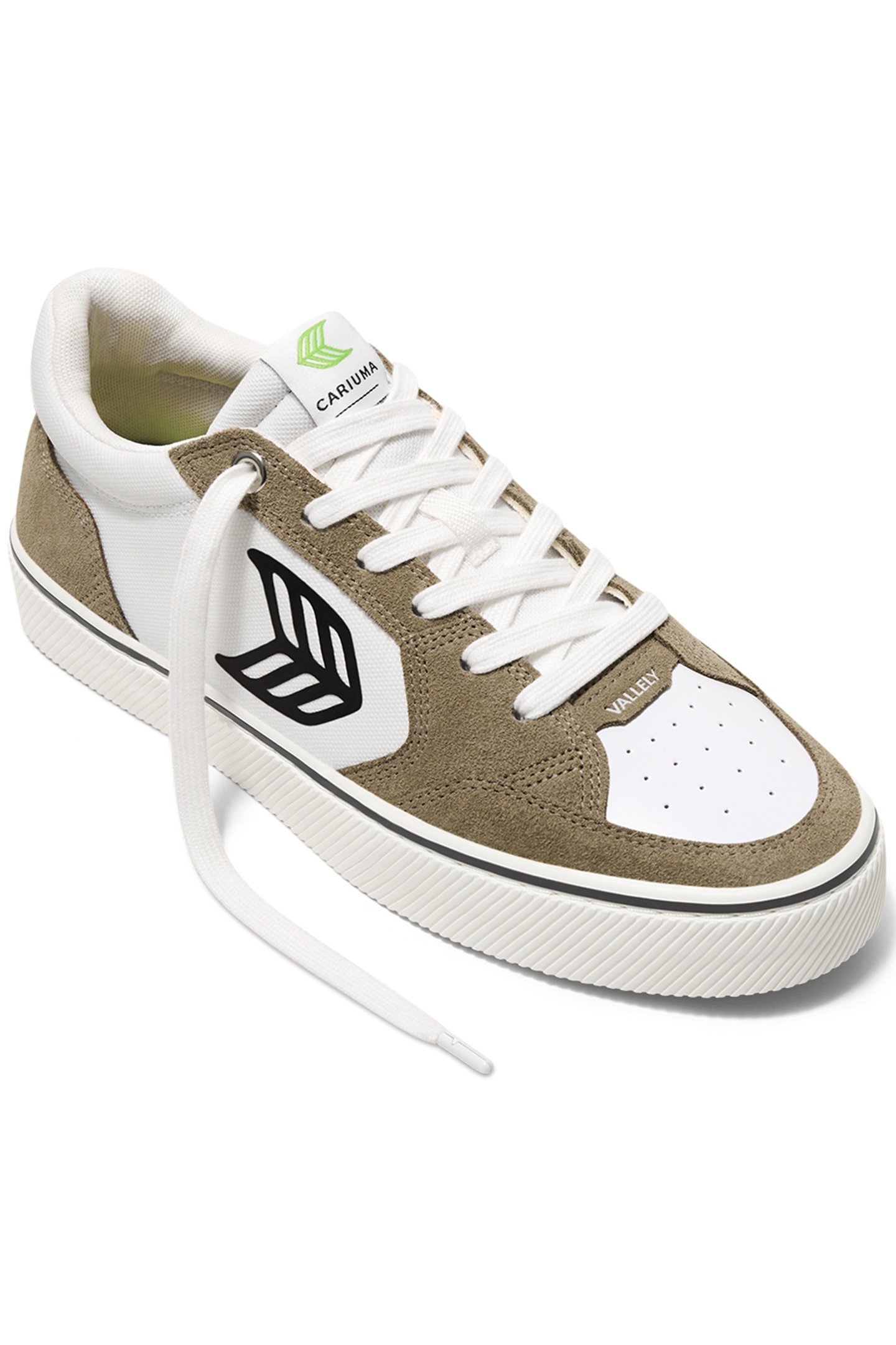 VALLELY PRO OFF-WHITE CORDURA BURNT SAND SUEDE BLACK LOGO SN 2