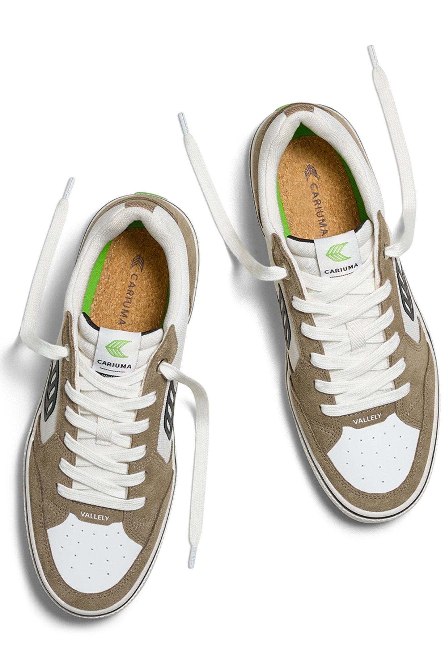 VALLELY PRO OFF-WHITE CORDURA BURNT SAND SUEDE BLACK LOGO SN 3