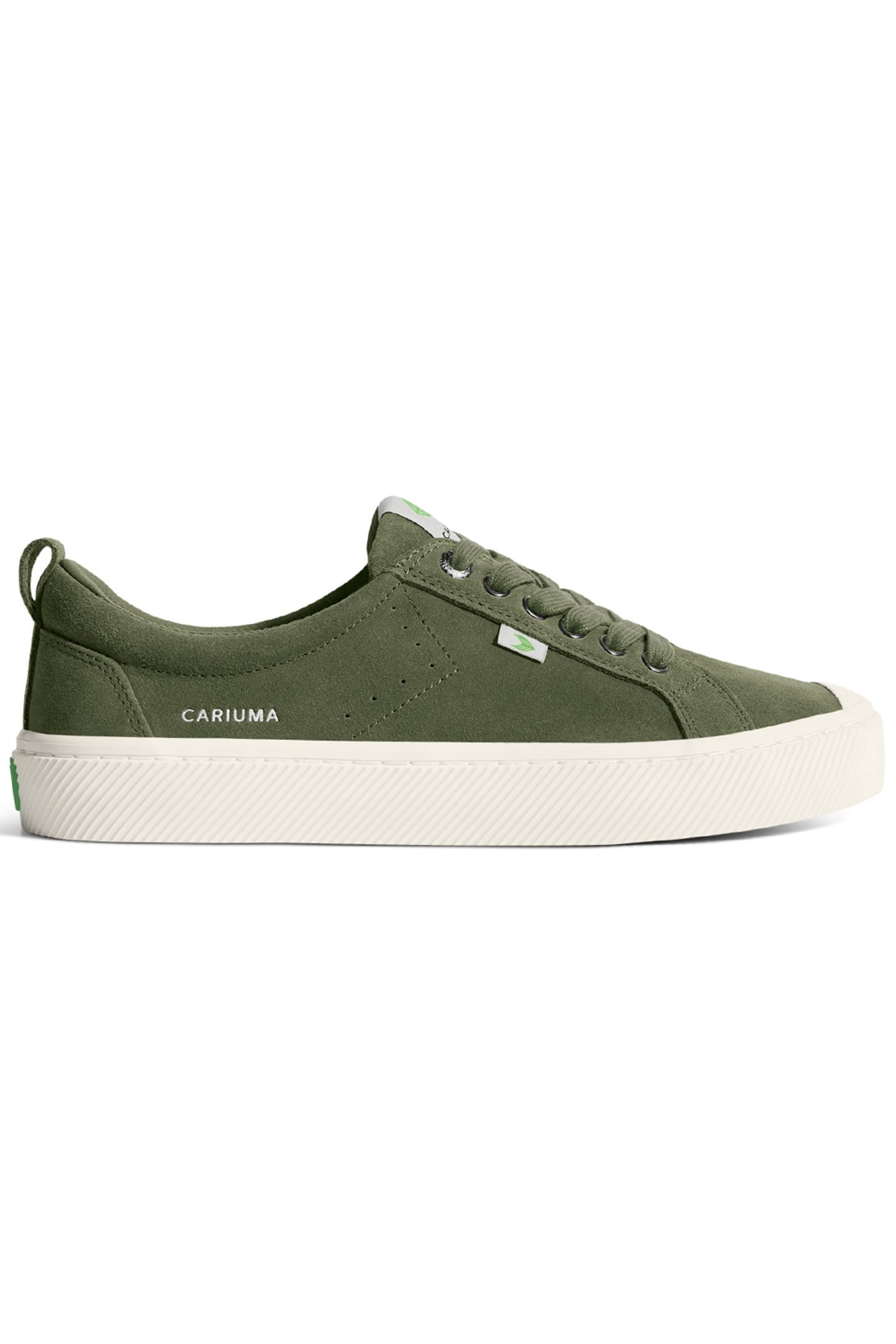 OCA LOW BRONZE GREEN SUEDE SNEAKER 1