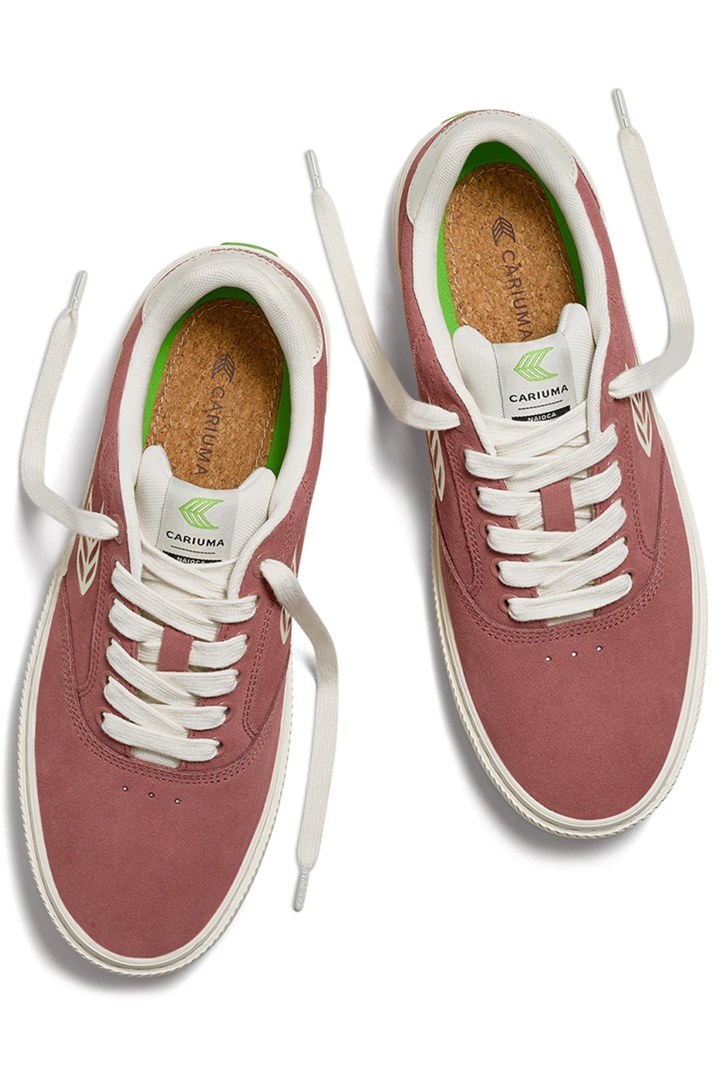 NAIOCA WHITHERED ROSE SUEDE IVORY LOGO SNEAKER 3