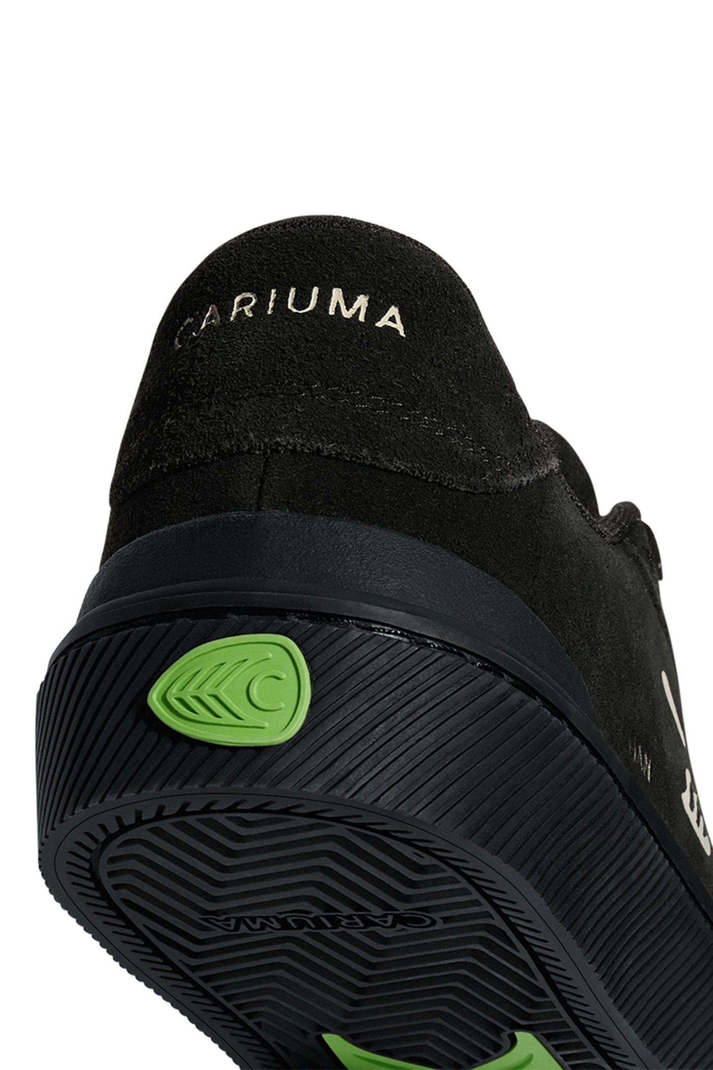 LUAN PRO ALL BLACK SUEDE IVORY LOGO SNEAKER 5