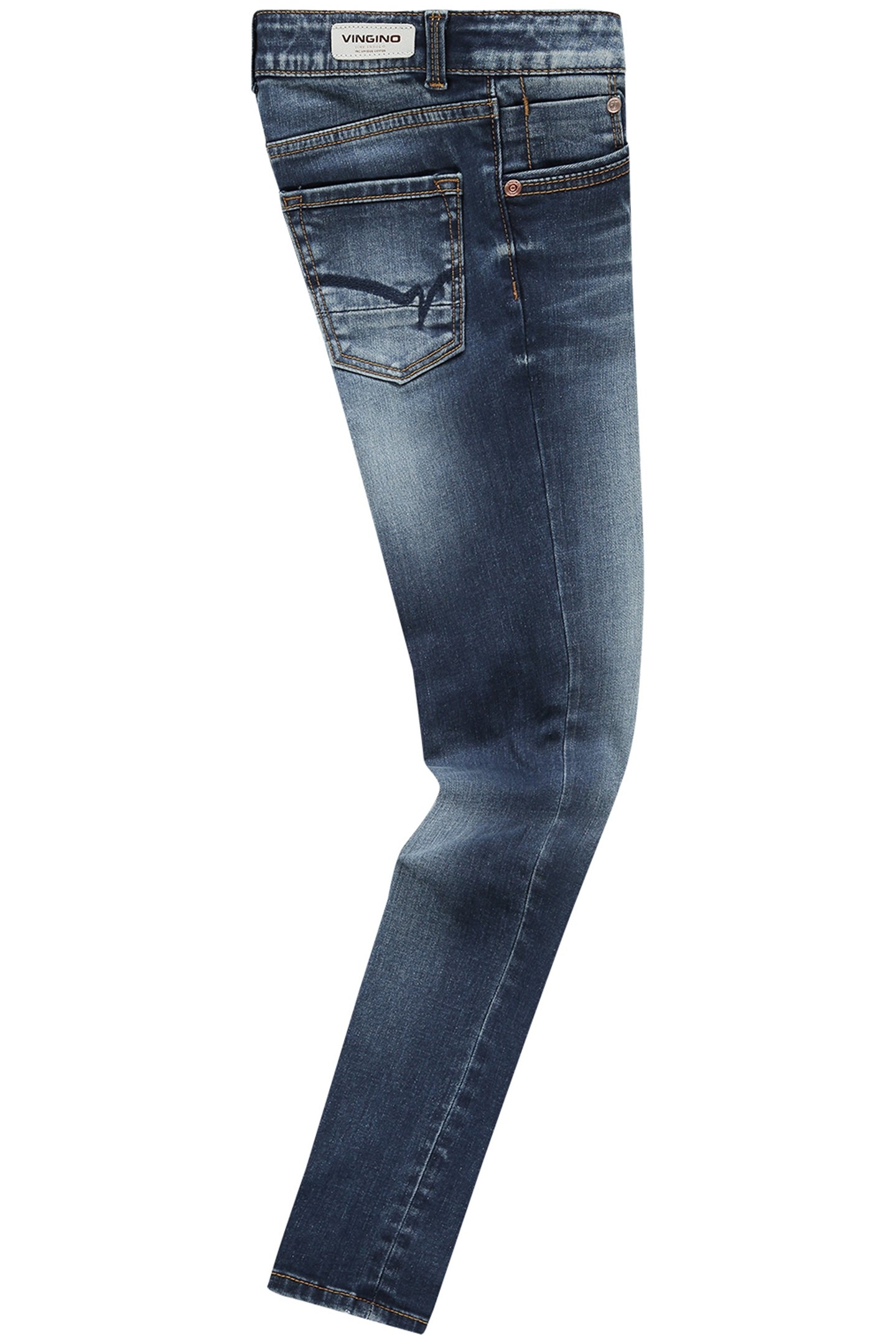 GIRL'S BIANCA JEANS MID BLUE WASH 3